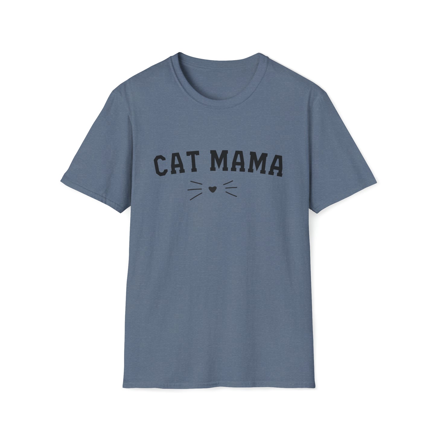Cat Mama Whisker - Unisex Softstyle T-Shirt