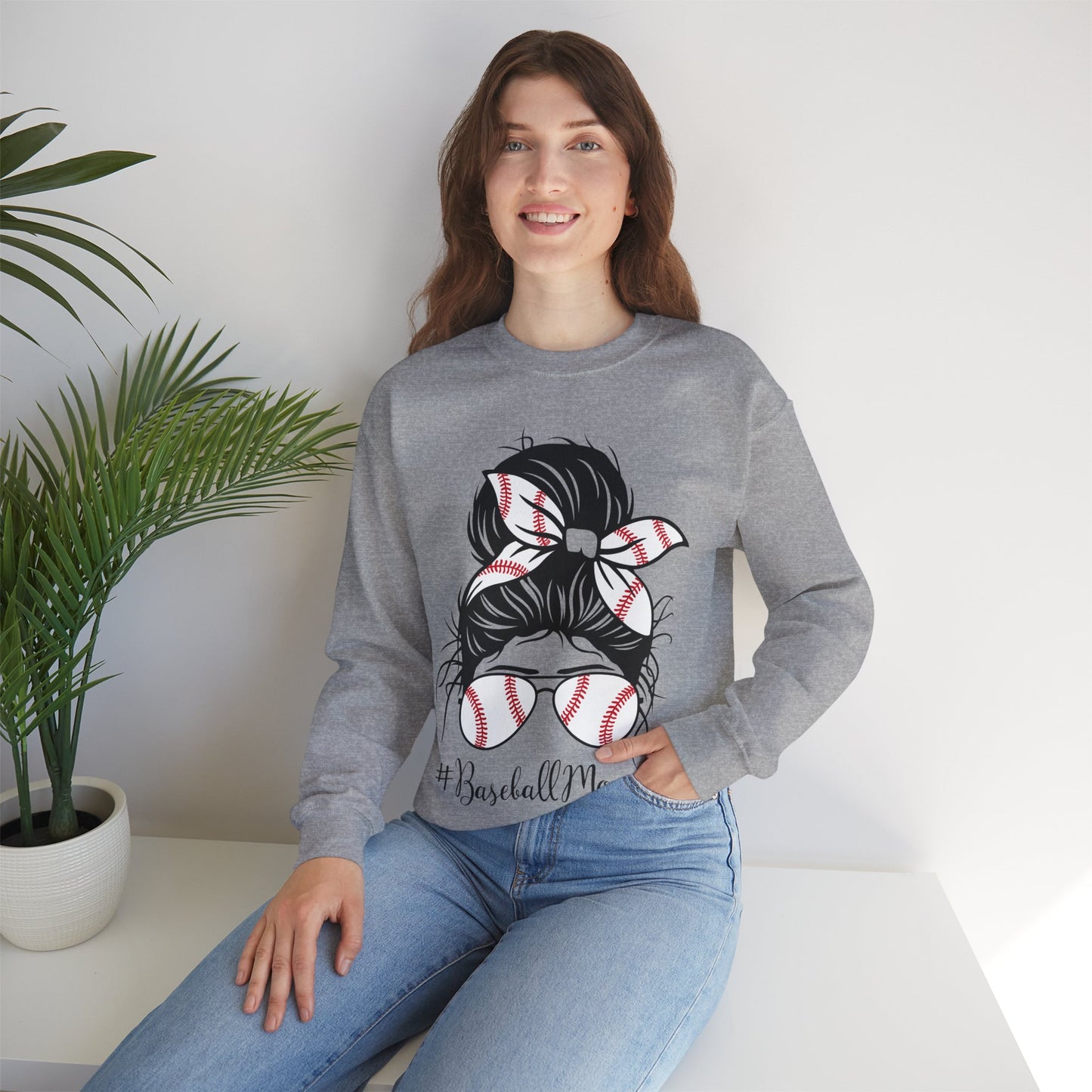 Baseball Mom - Crewneck Sweatshirt