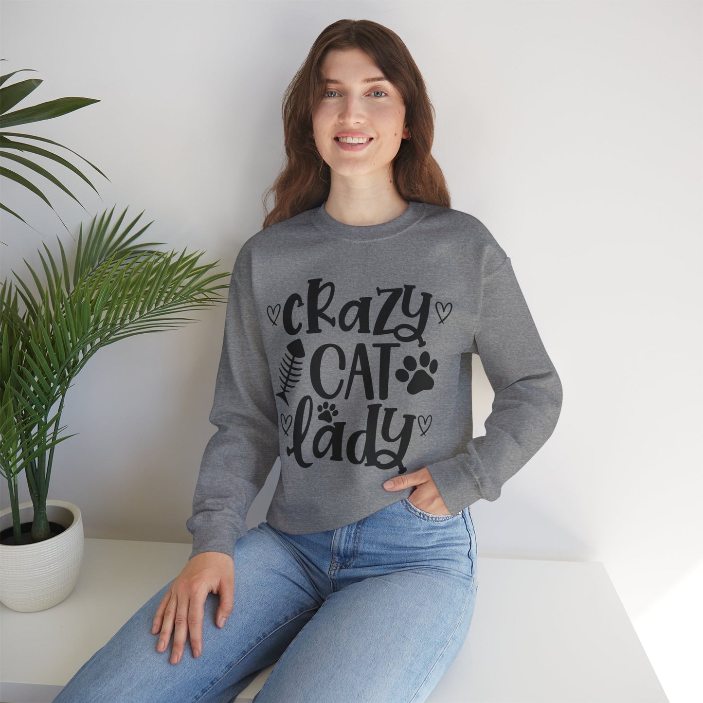 Crazy Cat Lady - Crewneck Sweatshirt