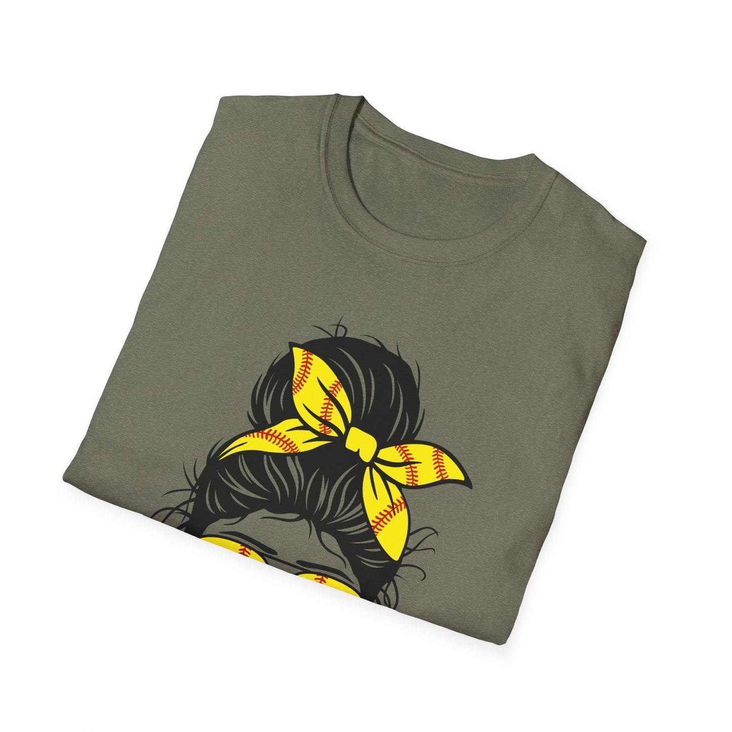 Softball Mom - Unisex Softstyle T-Shirt