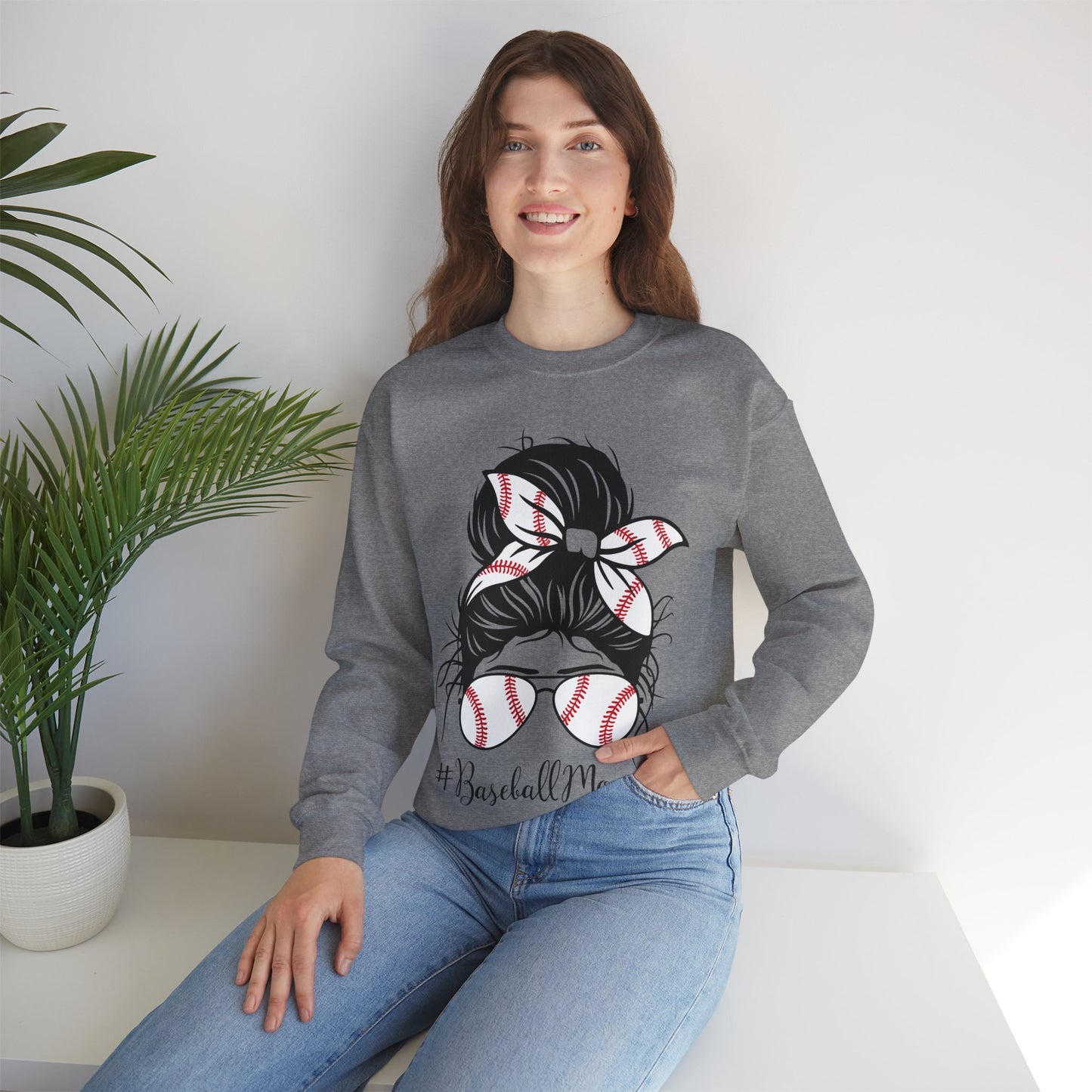 Baseball Mom - Crewneck Sweatshirt