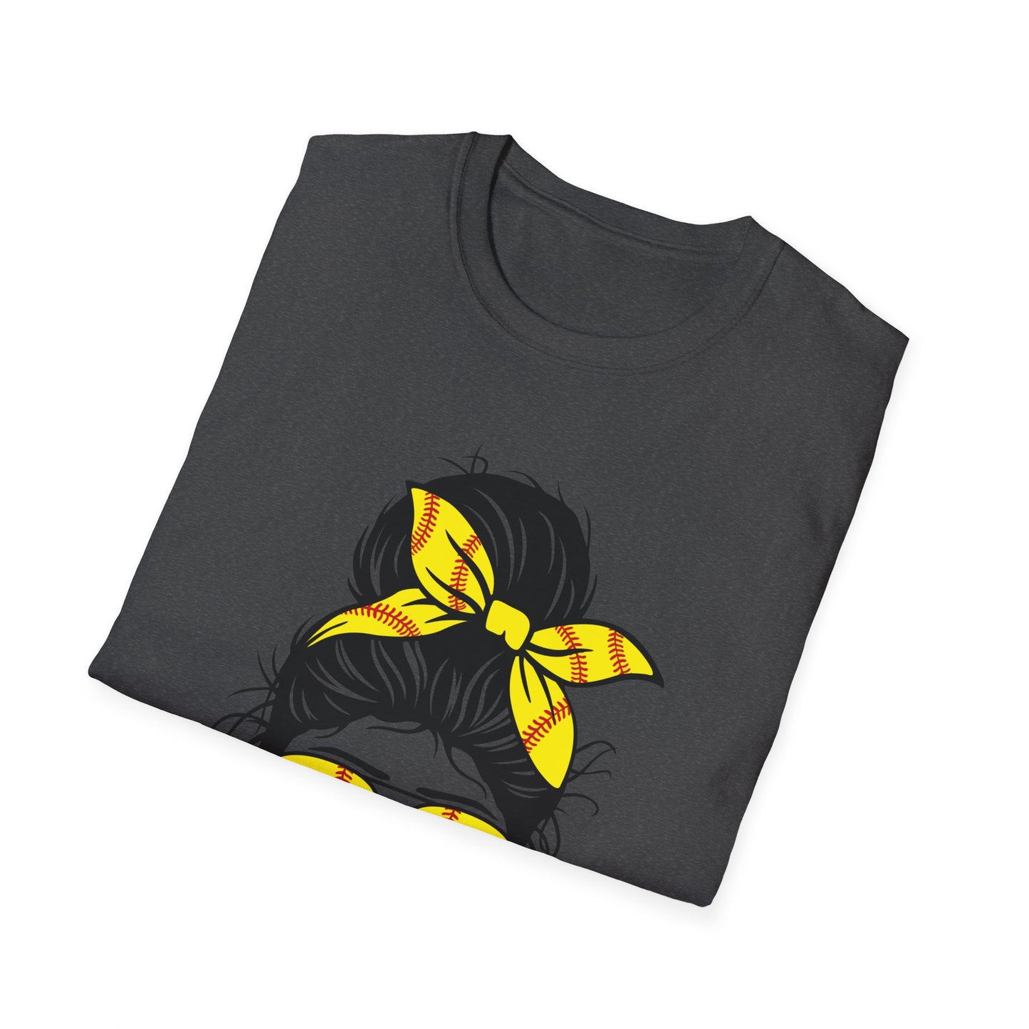Softball Mom - Unisex Softstyle T-Shirt