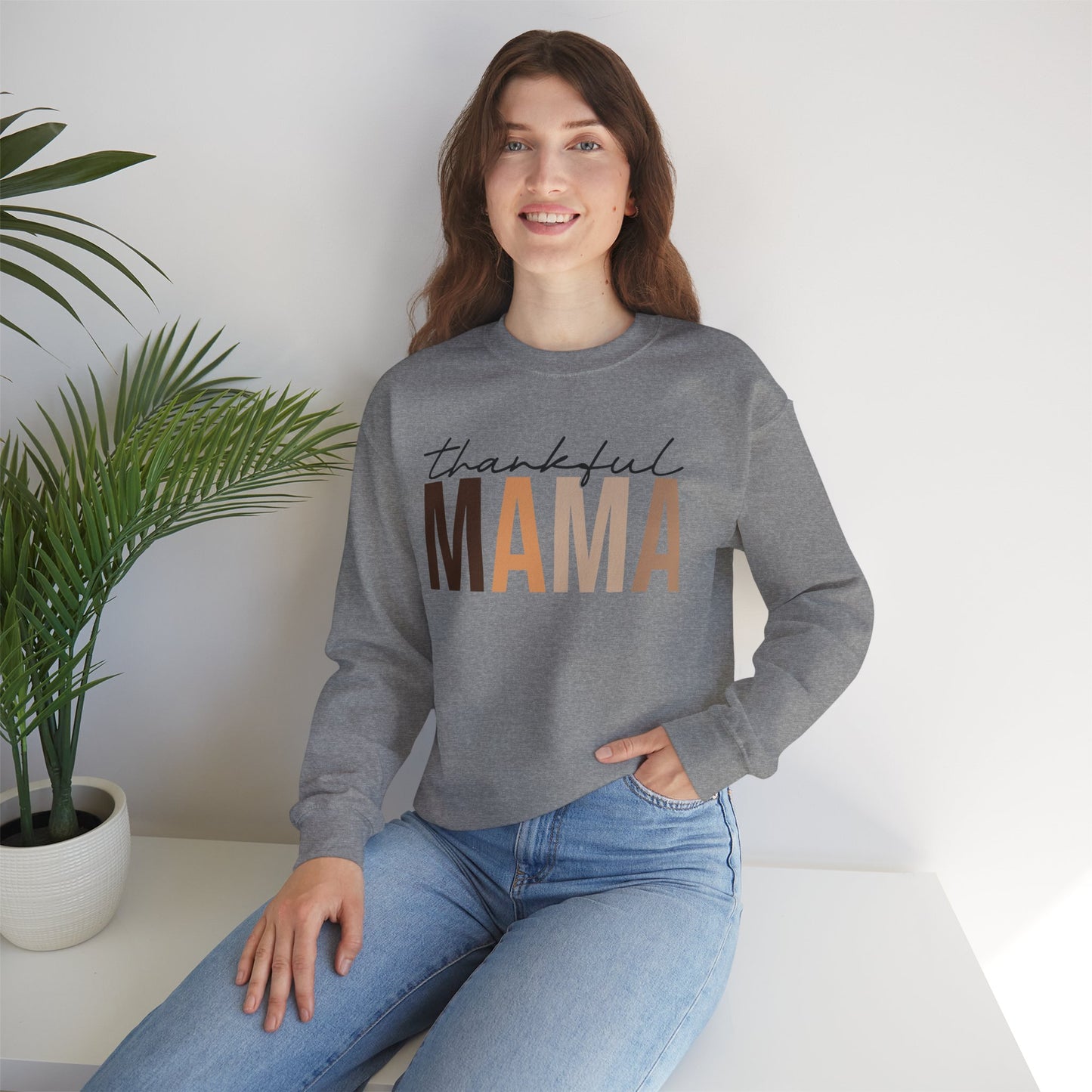 Thankful MAMA - Crewneck Sweatshirt