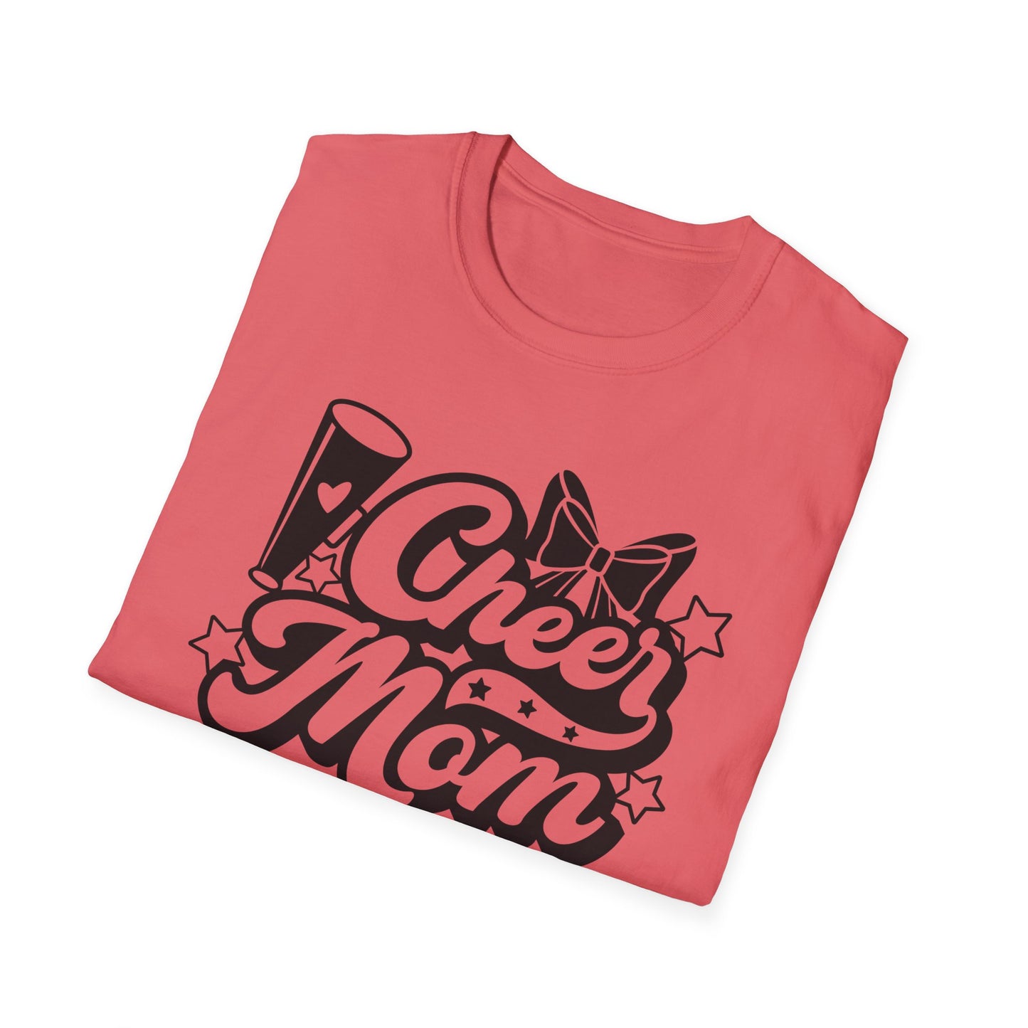 Vintage Cheer Mom - Unisex Softstyle T-Shirt