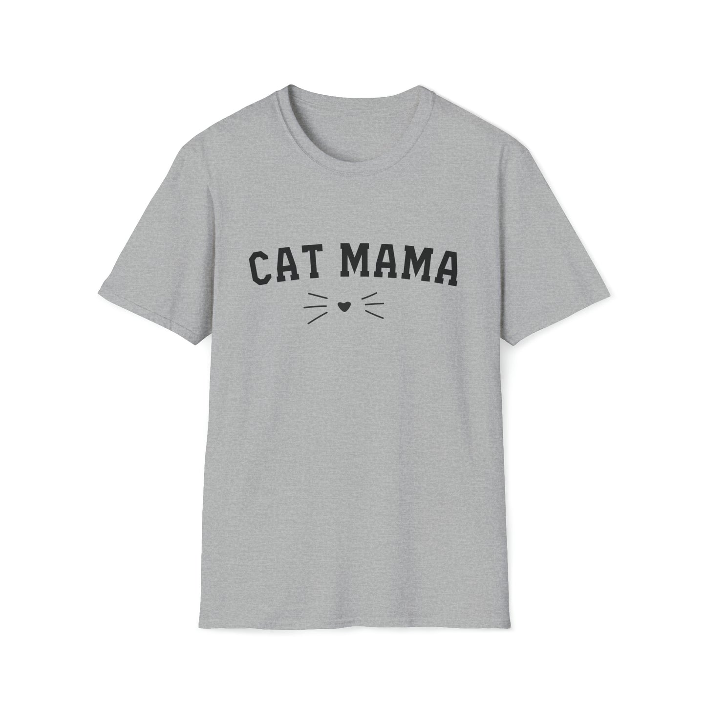 Cat Mama Whisker - Unisex Softstyle T-Shirt