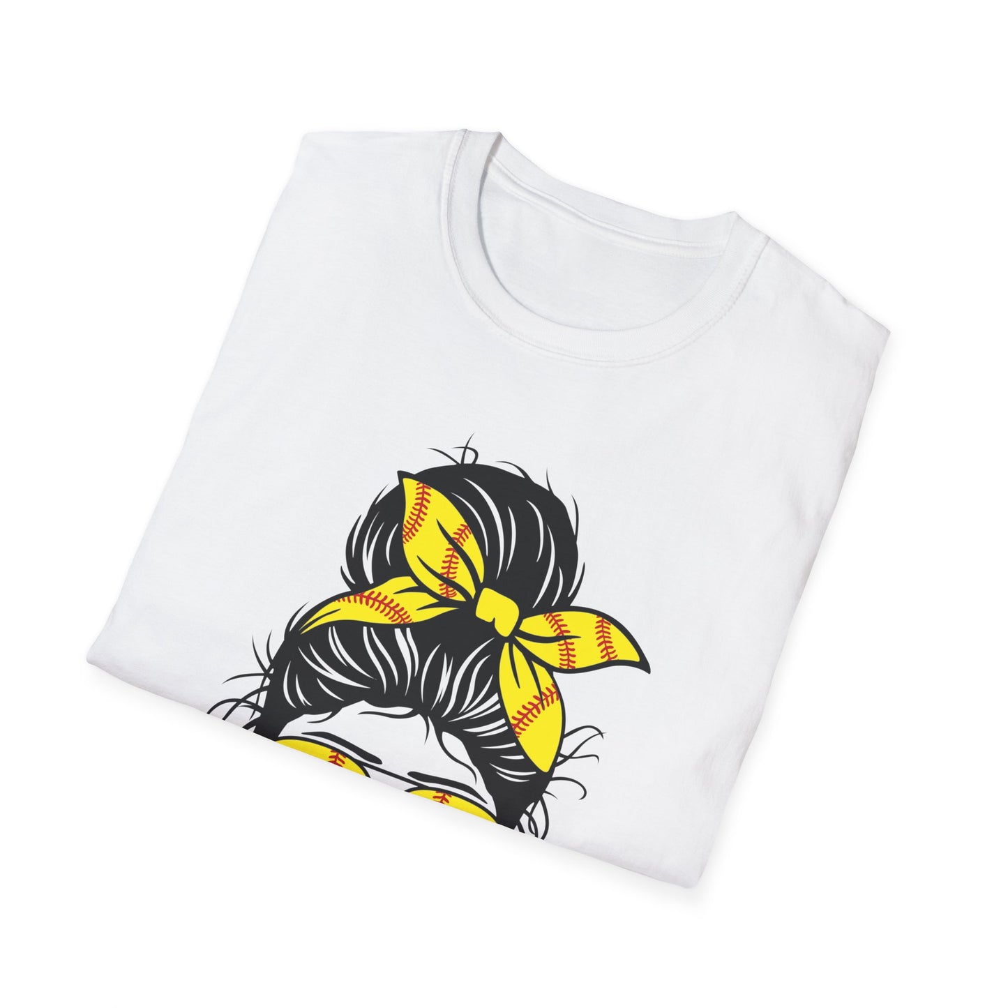 Softball Mom - Unisex Softstyle T-Shirt