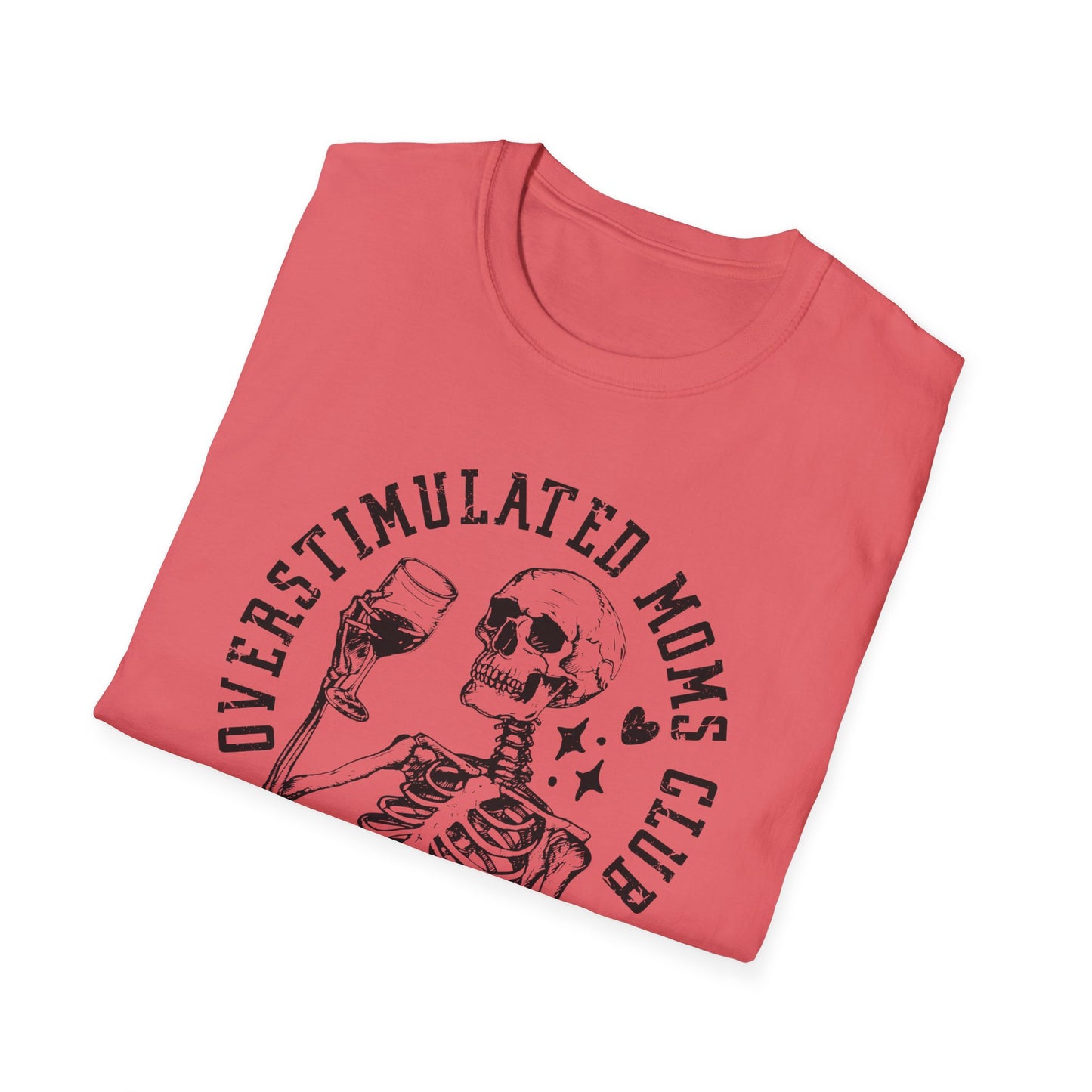 Overstimulated Skeleton - Unisex Softstyle T-Shirt