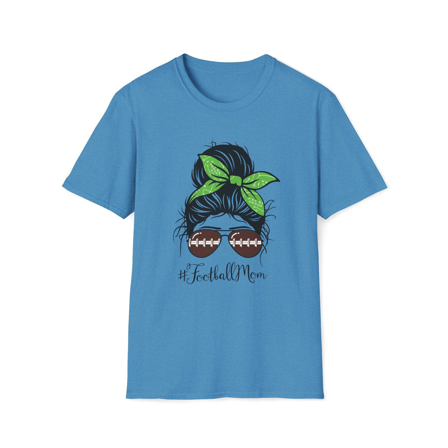 Football Mom - Unisex Softstyle T-Shirt