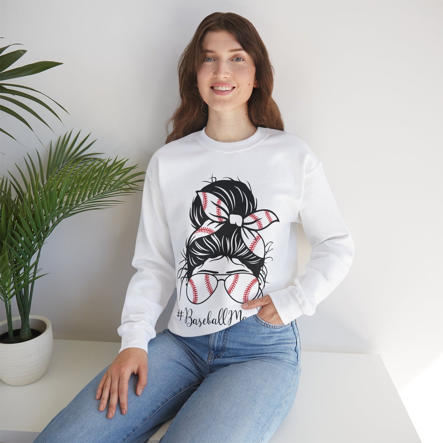 Baseball Mom - Crewneck Sweatshirt