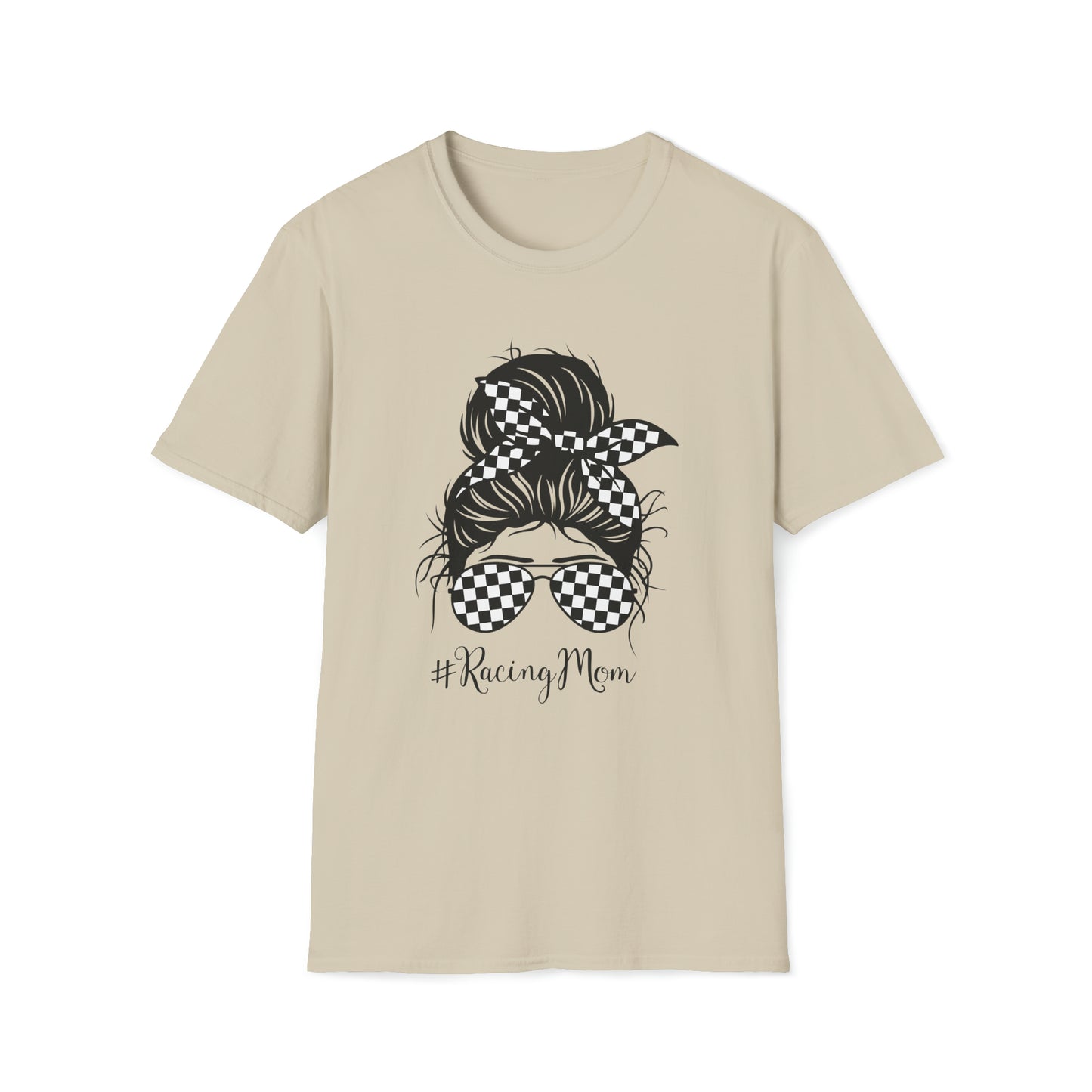 Racing Mom - Unisex Softstyle T-Shirt