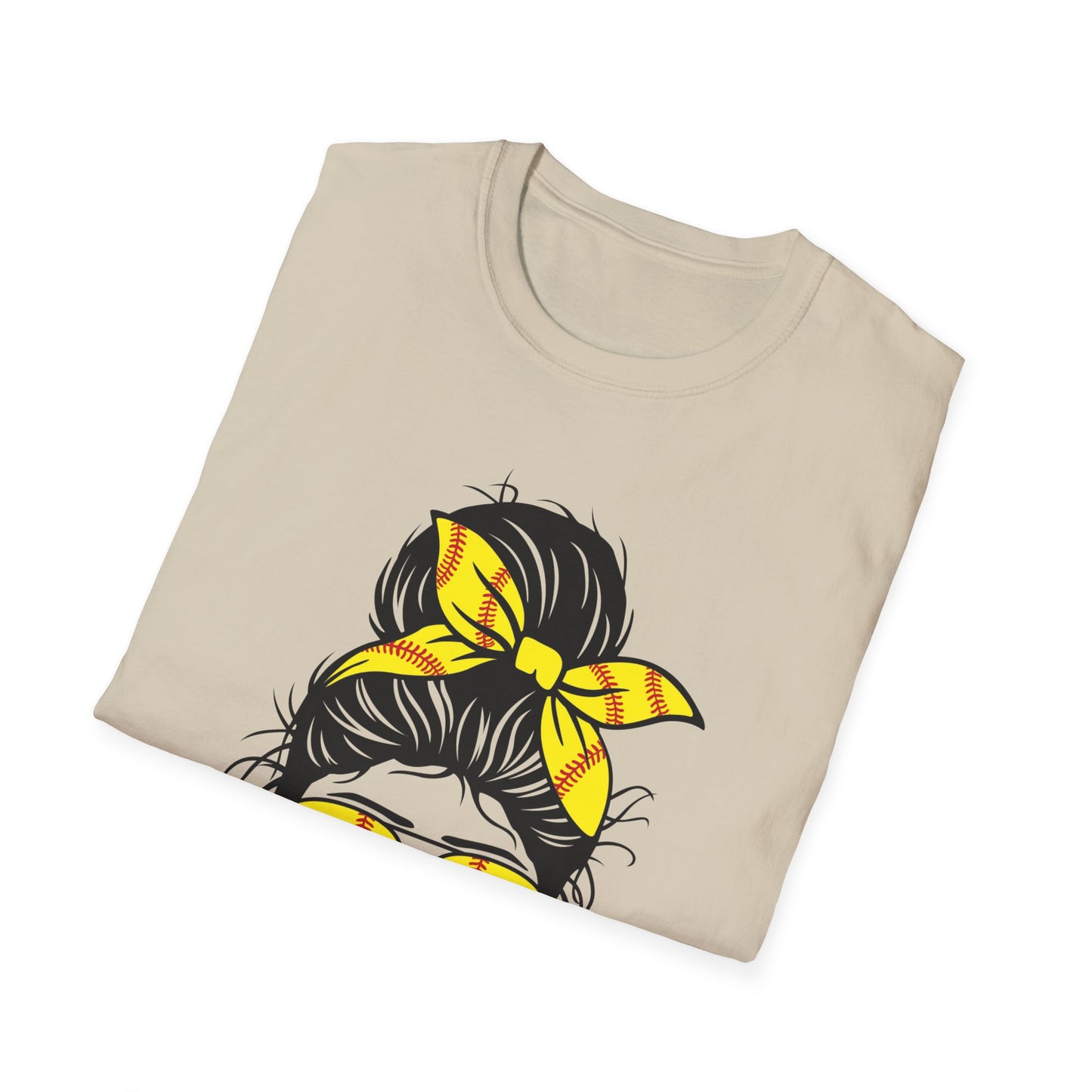 Softball Mom - Unisex Softstyle T-Shirt