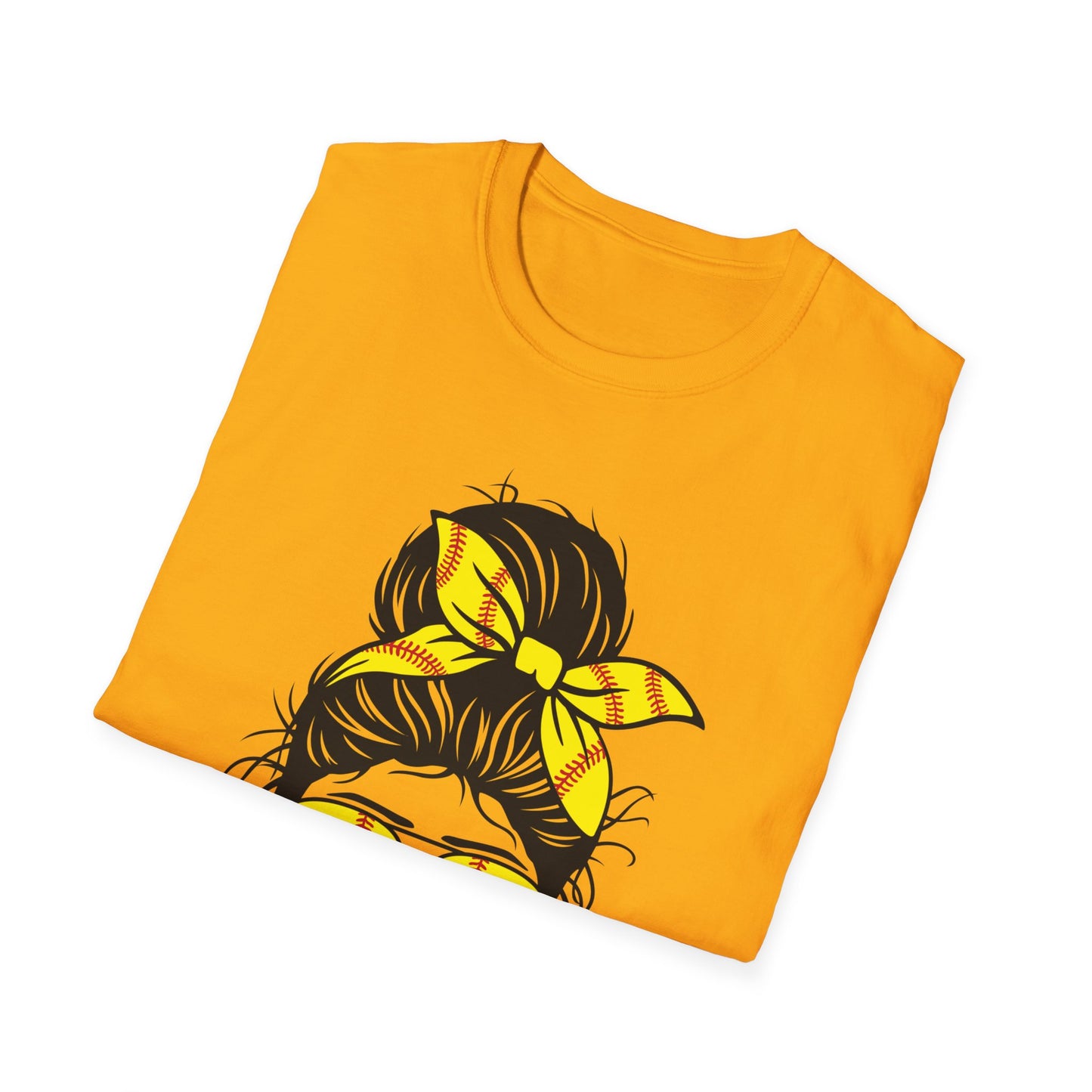 Softball Mom - Unisex Softstyle T-Shirt