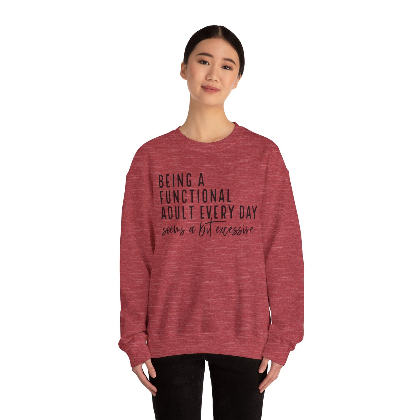 Adulting - Crewneck Sweatshirt