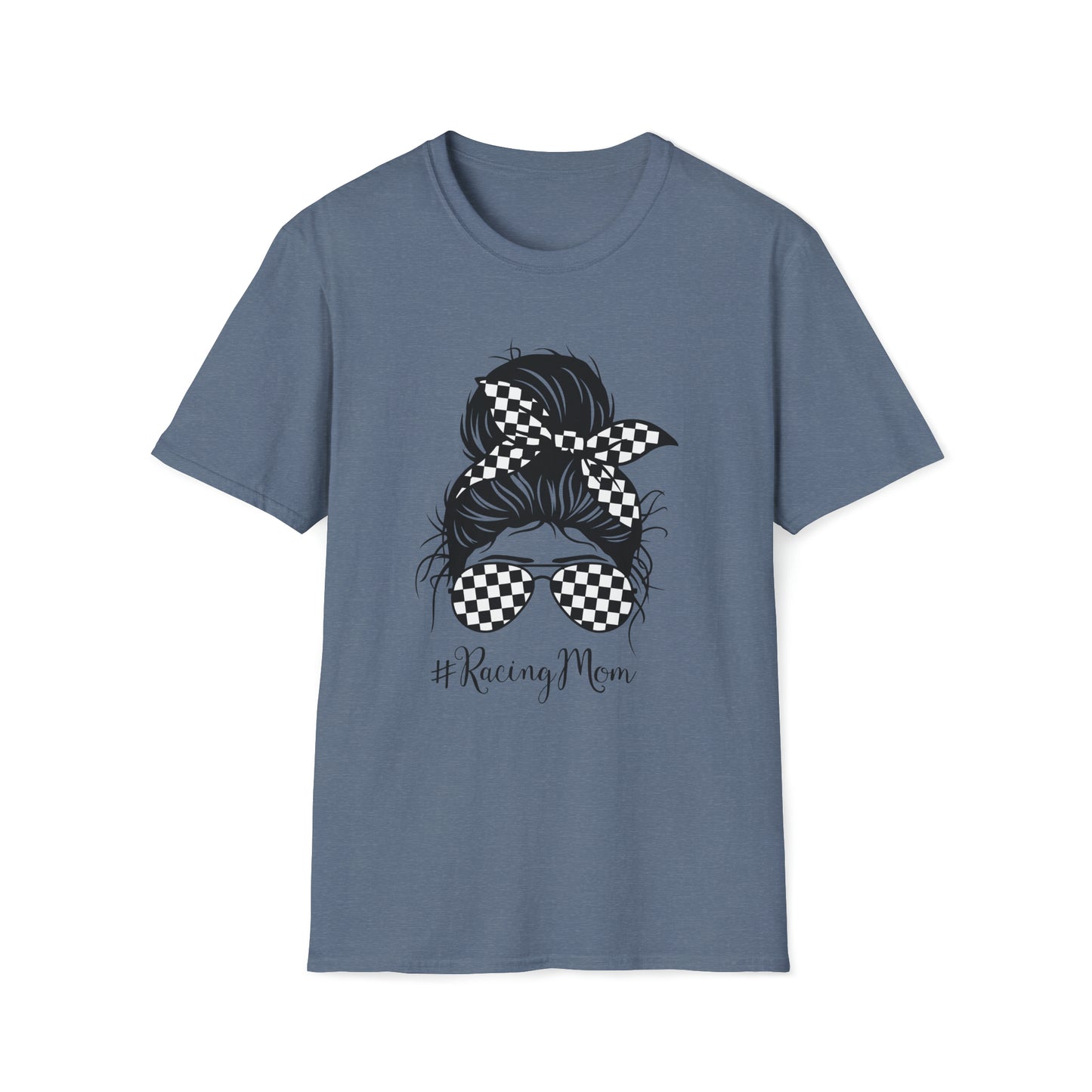 Racing Mom - Unisex Softstyle T-Shirt