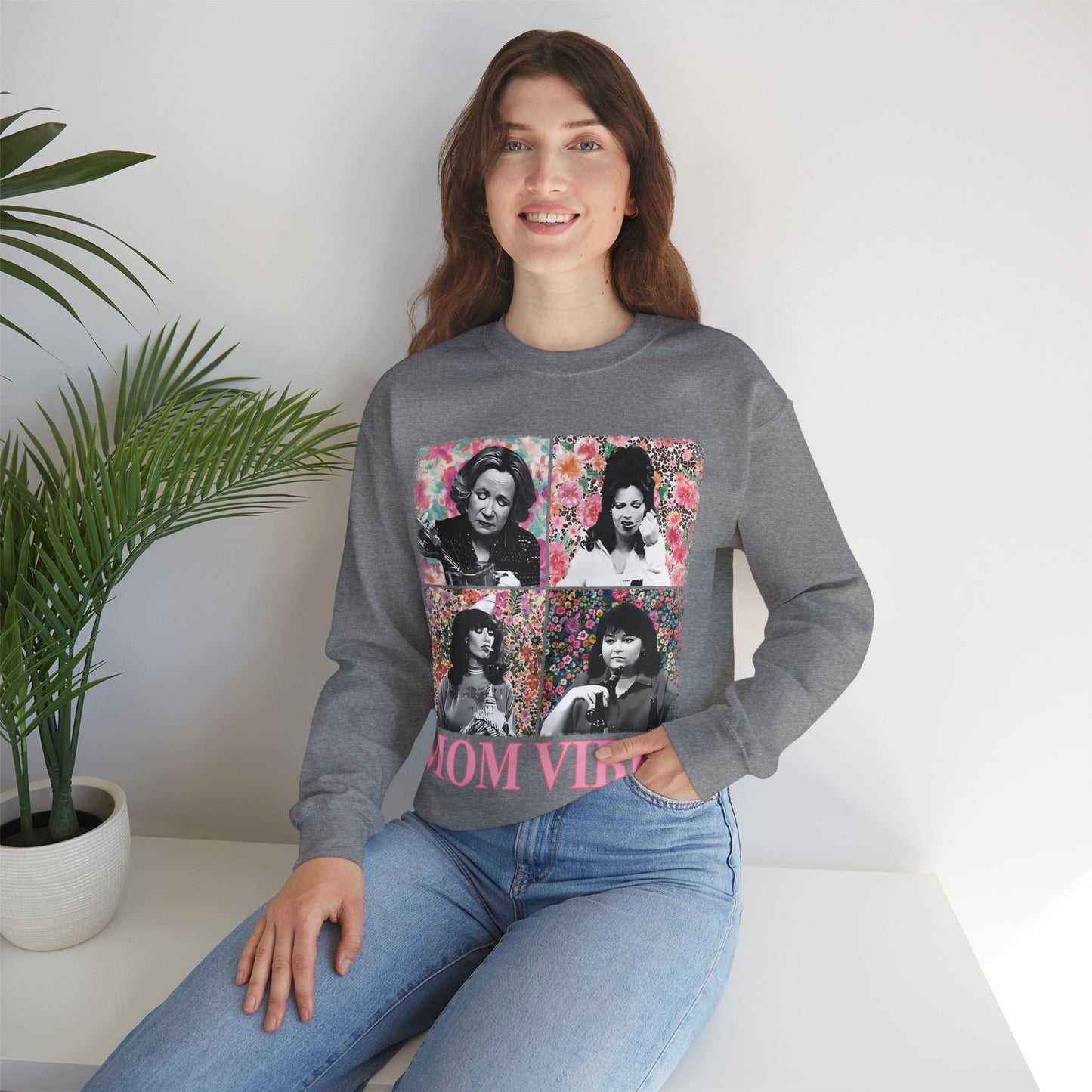 Mom Vibes - Crewneck Sweatshirt