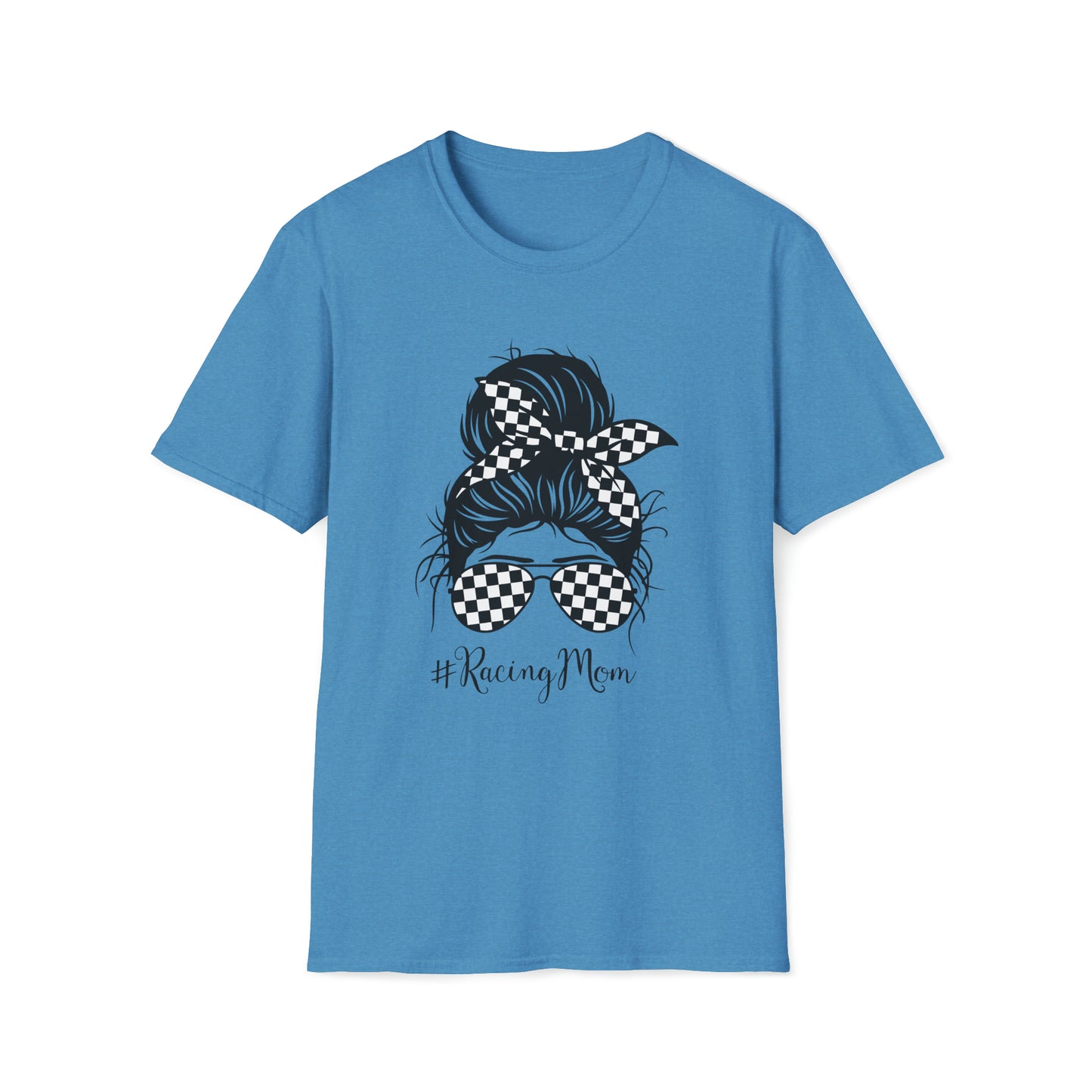 Racing Mom - Unisex Softstyle T-Shirt