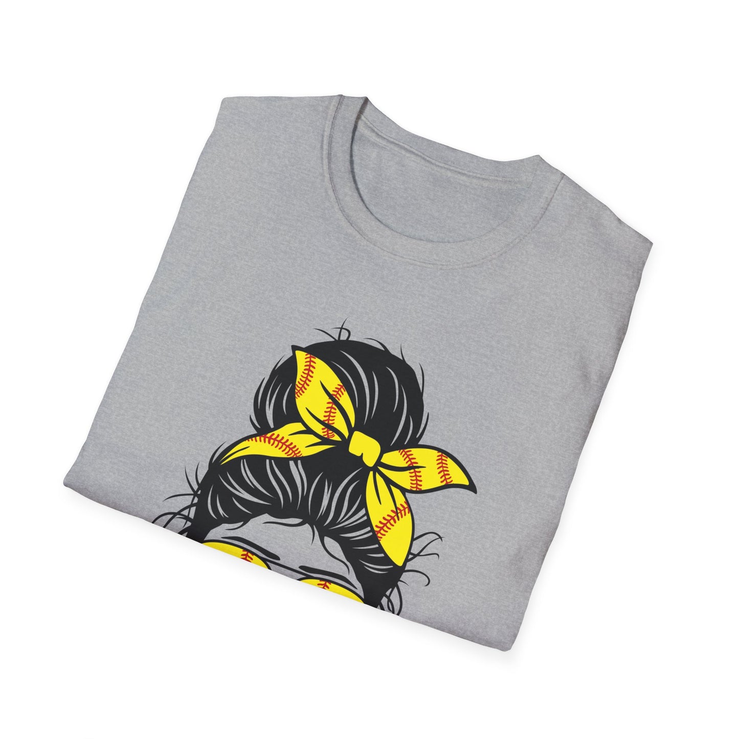 Softball Mom - Unisex Softstyle T-Shirt