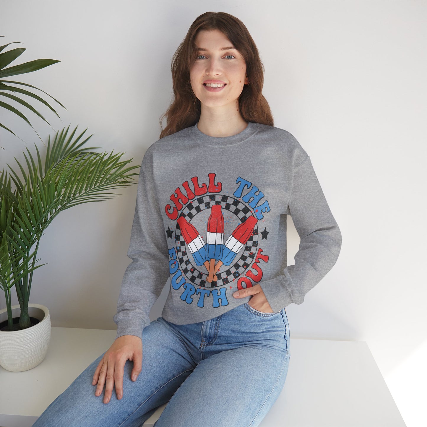 Chill the 4th Out - Crewneck Sweatshirt