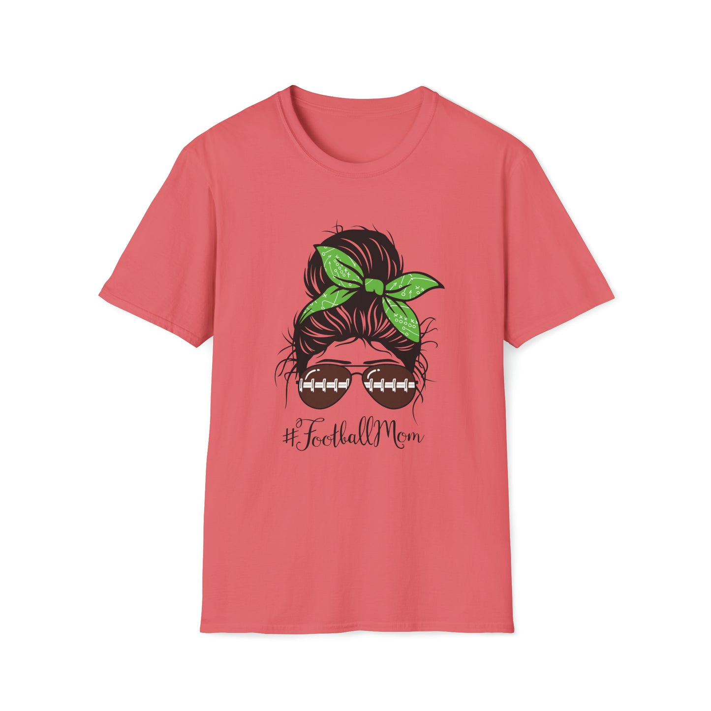 Football Mom - Unisex Softstyle T-Shirt