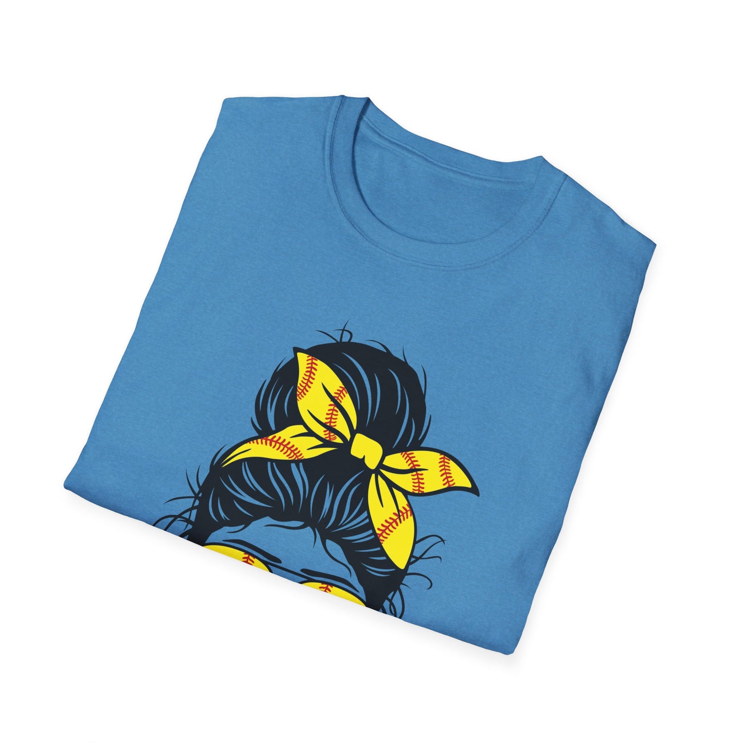 Softball Mom - Unisex Softstyle T-Shirt