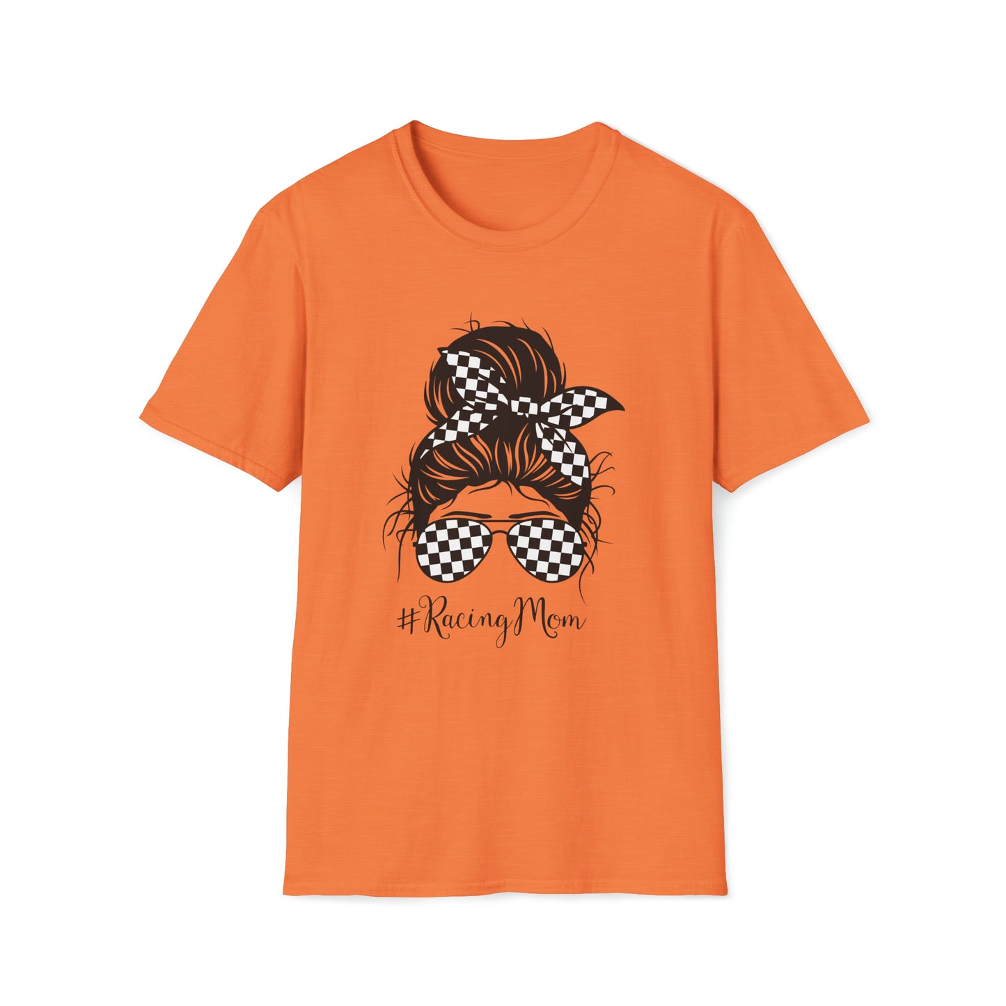 Racing Mom - Unisex Softstyle T-Shirt
