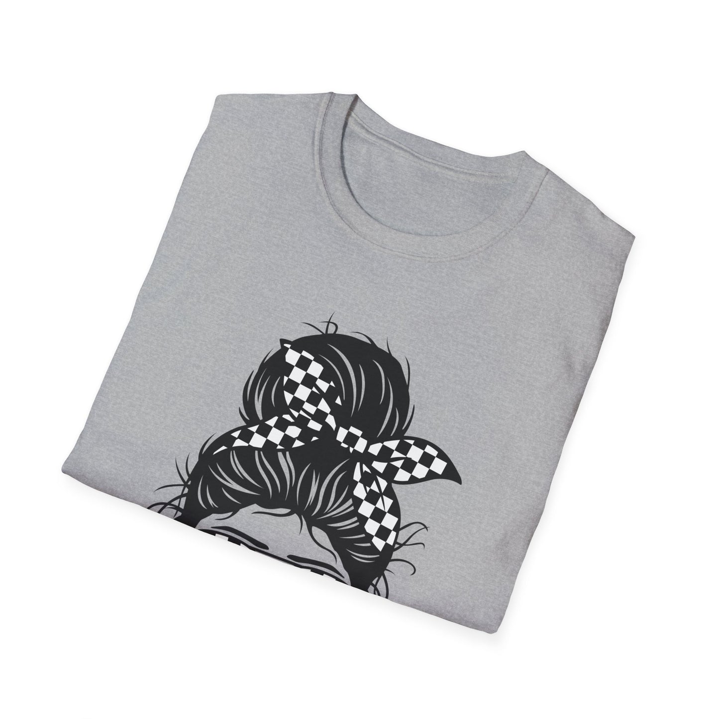 Racing Mom - Unisex Softstyle T-Shirt