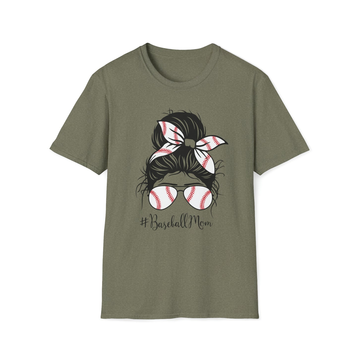 Baseball Mom - Unisex Softstyle T-Shirt