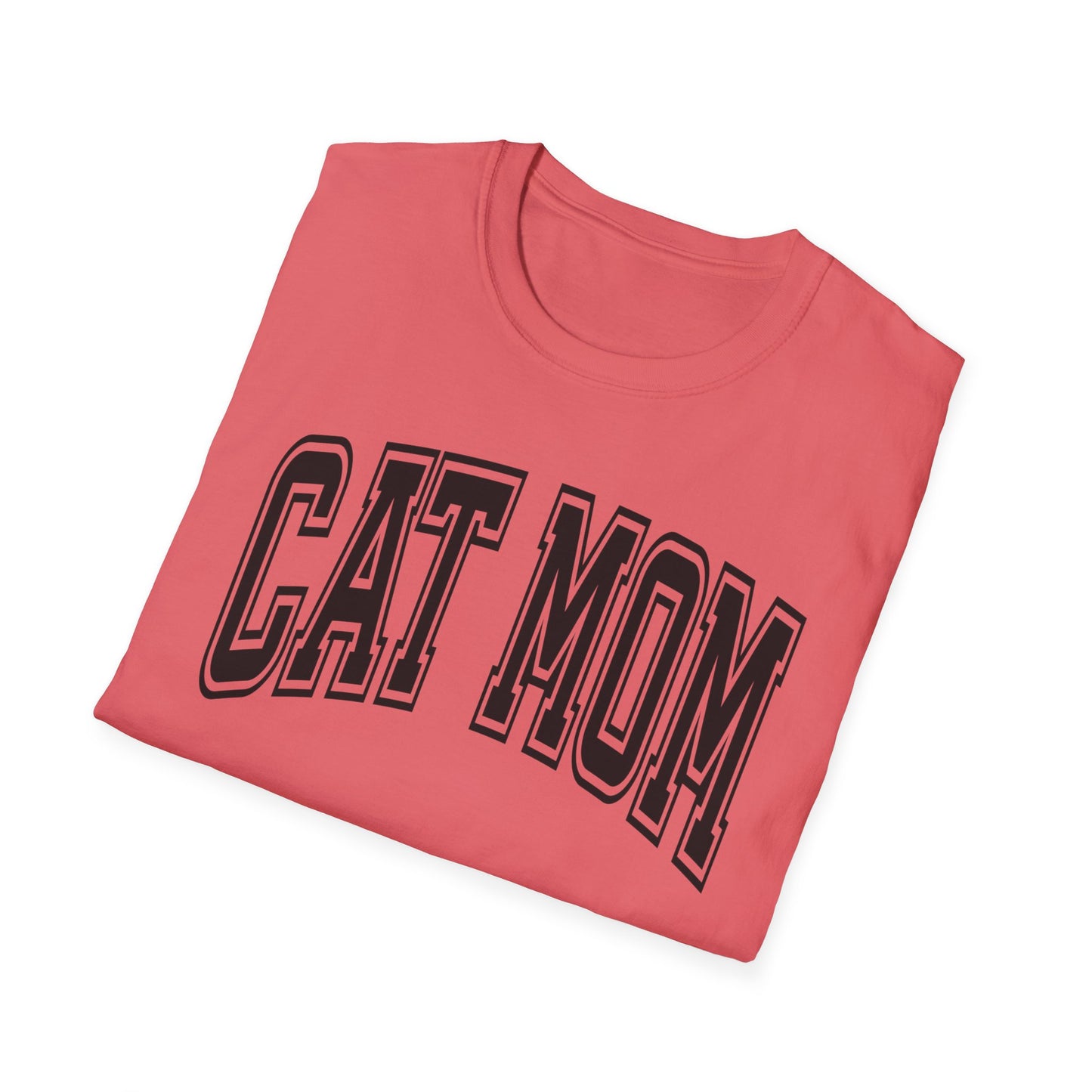 CAT MOM UNIVERSITY - Unisex Softstyle T-Shirt