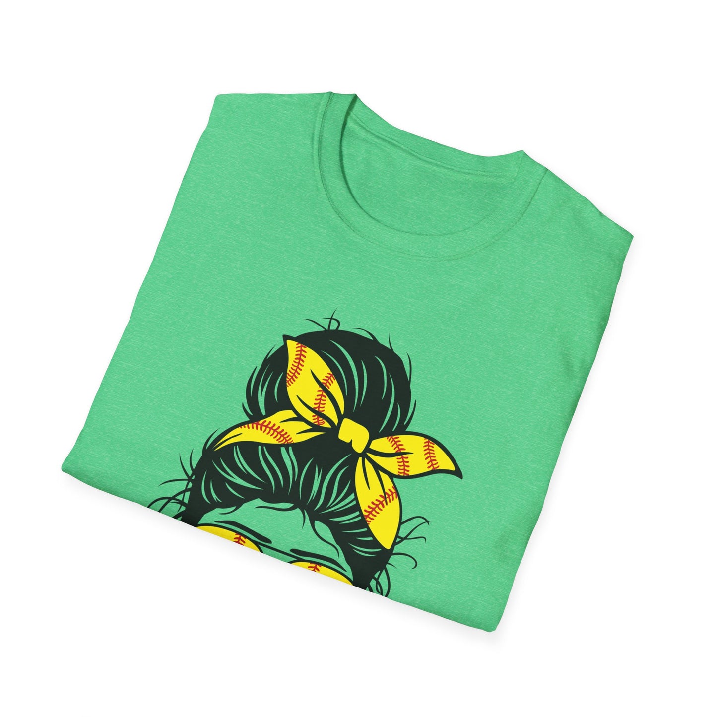 Softball Mom - Unisex Softstyle T-Shirt