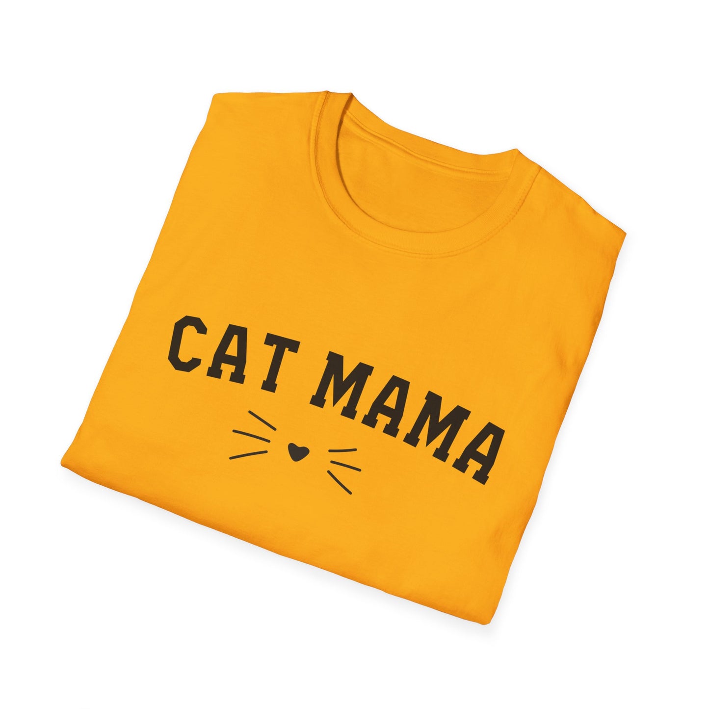 Cat Mama Whisker - Unisex Softstyle T-Shirt
