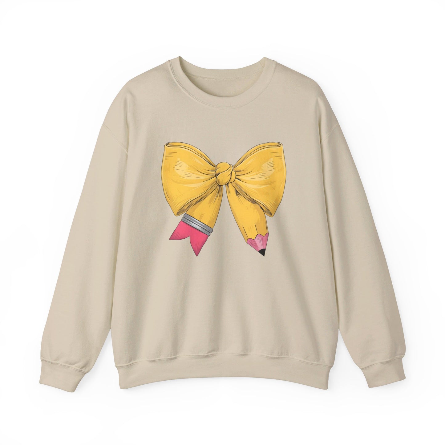 Pencil Bow - Crewneck Sweatshirt