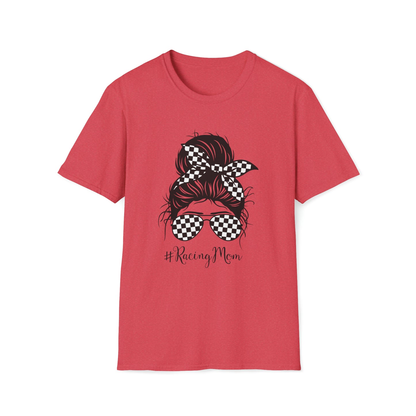 Racing Mom - Unisex Softstyle T-Shirt