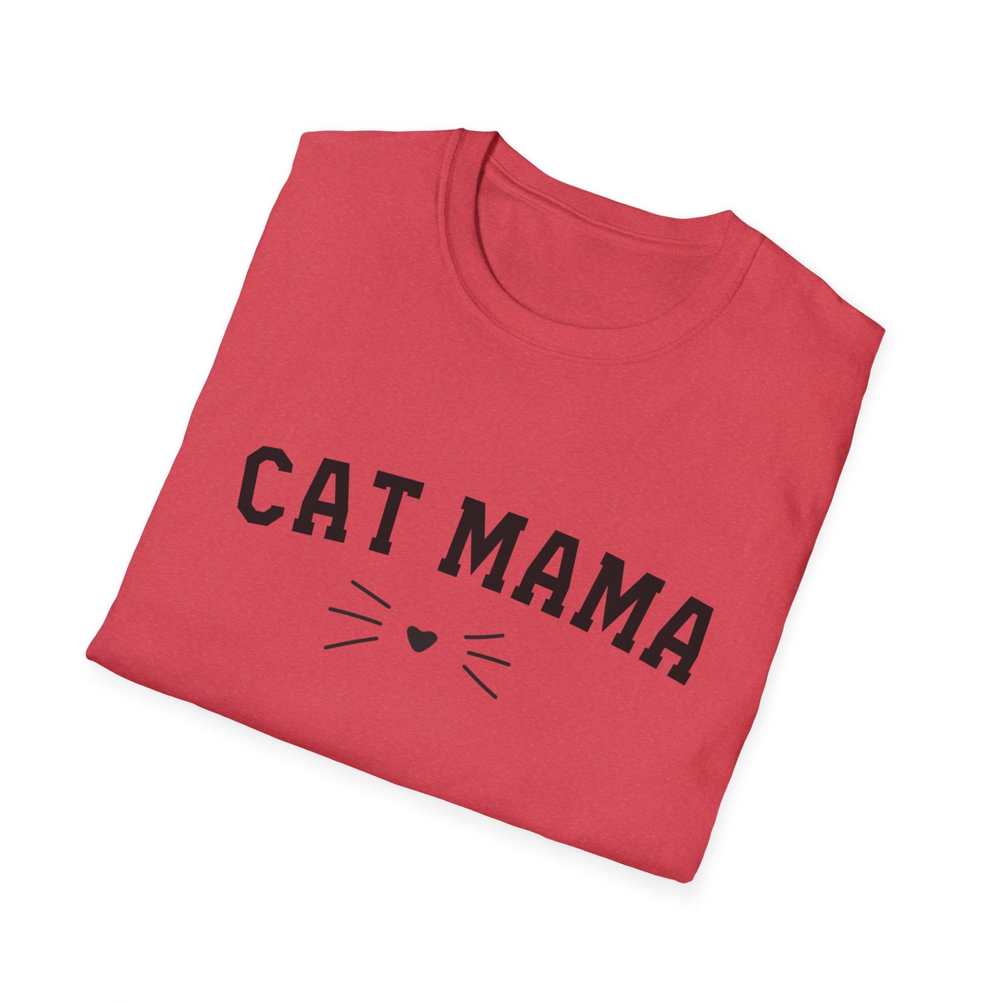 Cat Mama Whisker - Unisex Softstyle T-Shirt