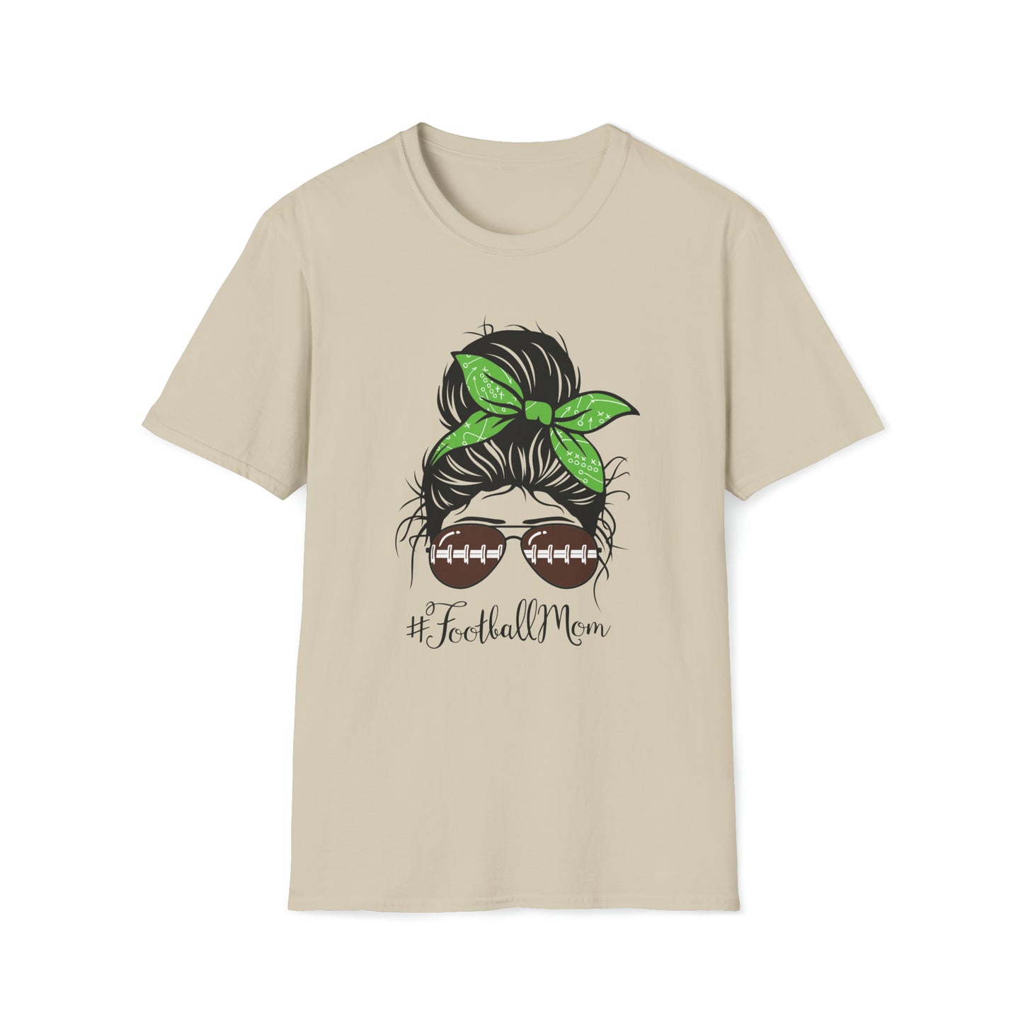 Football Mom - Unisex Softstyle T-Shirt