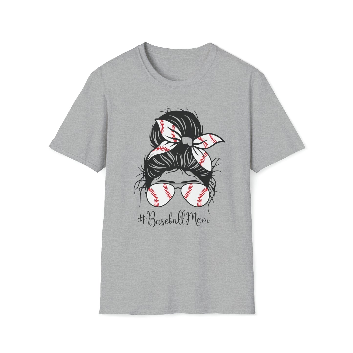 Baseball Mom - Unisex Softstyle T-Shirt