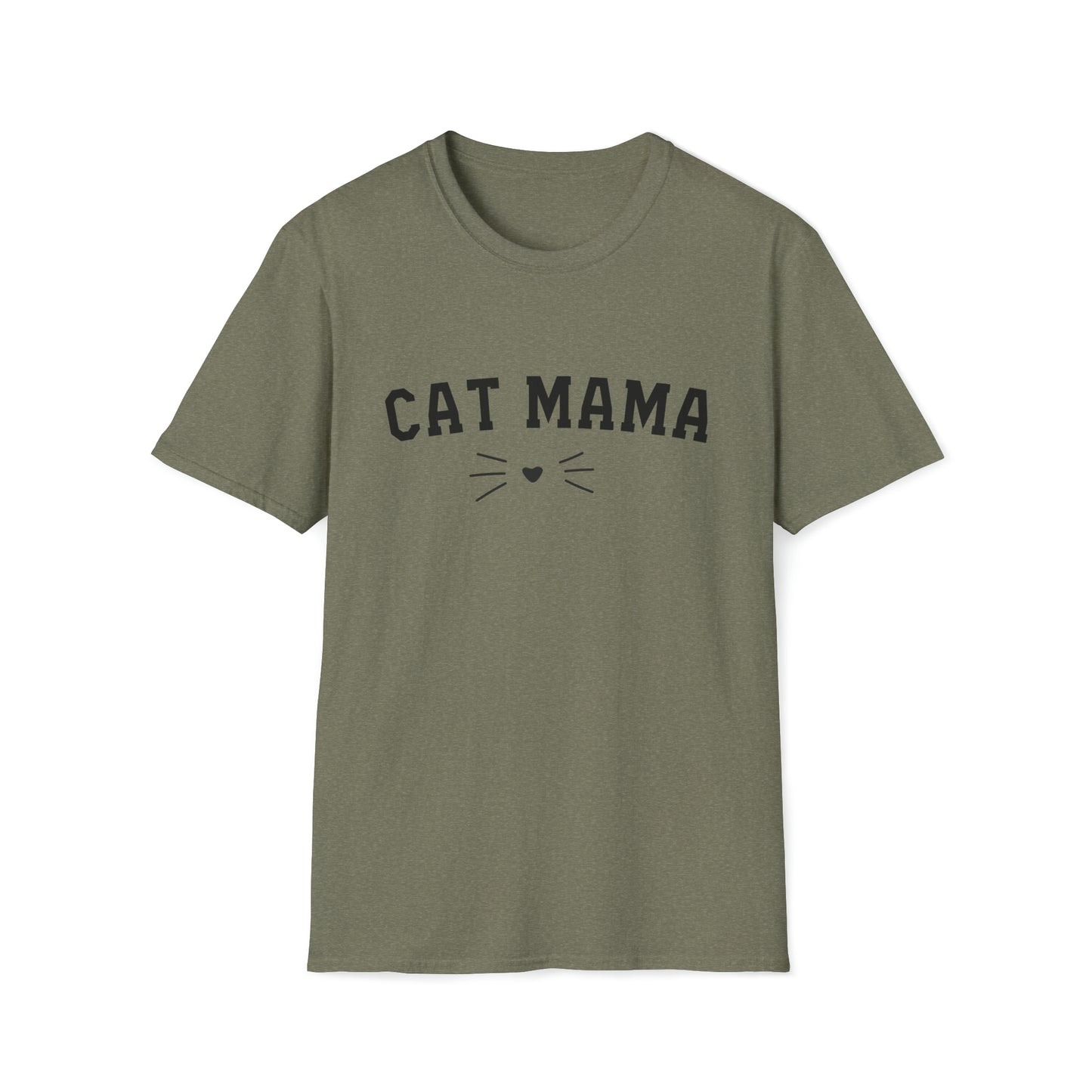 Cat Mama Whisker - Unisex Softstyle T-Shirt