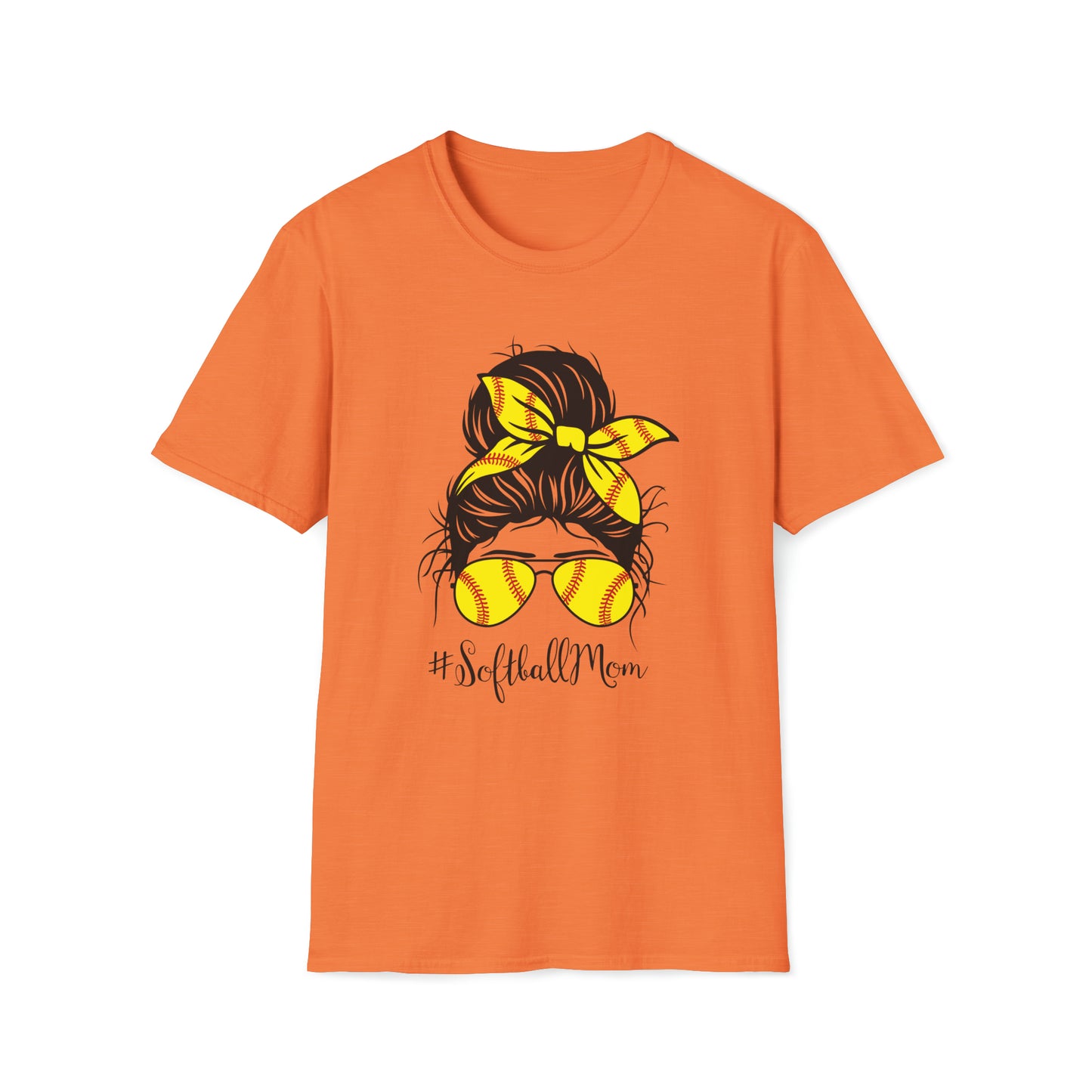 Softball Mom - Unisex Softstyle T-Shirt