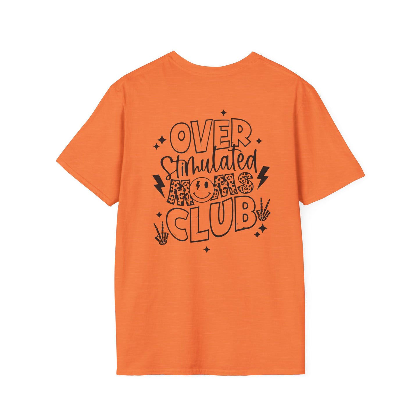 Overstimulated Mom Print - Unisex Softstyle T-Shirt