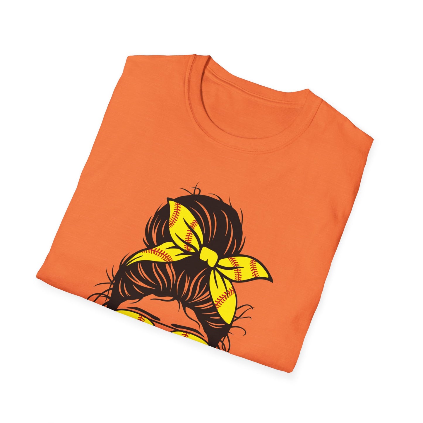 Softball Mom - Unisex Softstyle T-Shirt