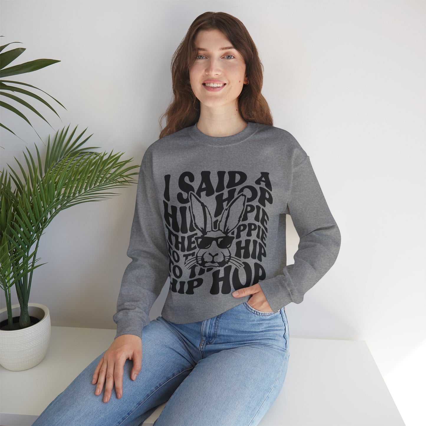 Hippie Hop - Crewneck Sweatshirt