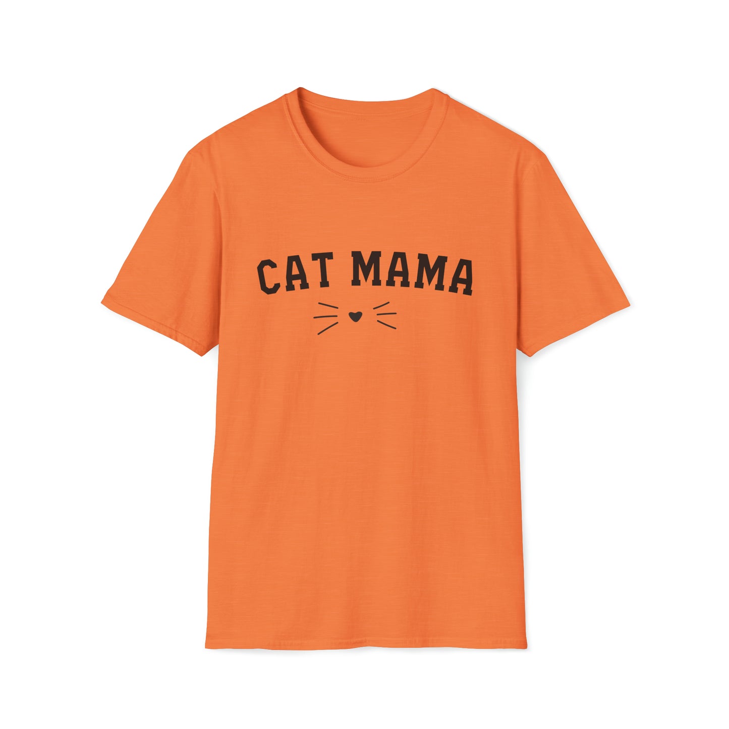 Cat Mama Whisker - Unisex Softstyle T-Shirt