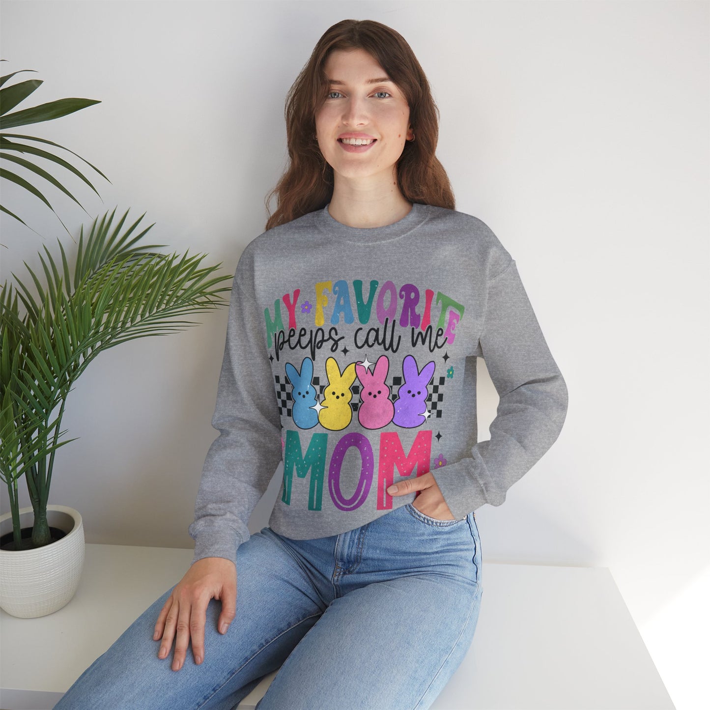 My Favorite Peeps - MOM - Crewneck Sweatshirt