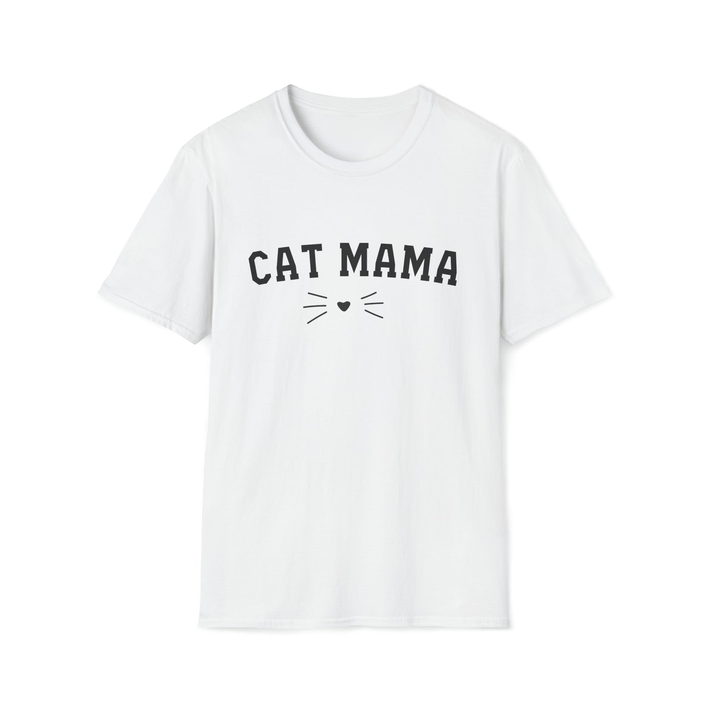 Cat Mama Whisker - Unisex Softstyle T-Shirt