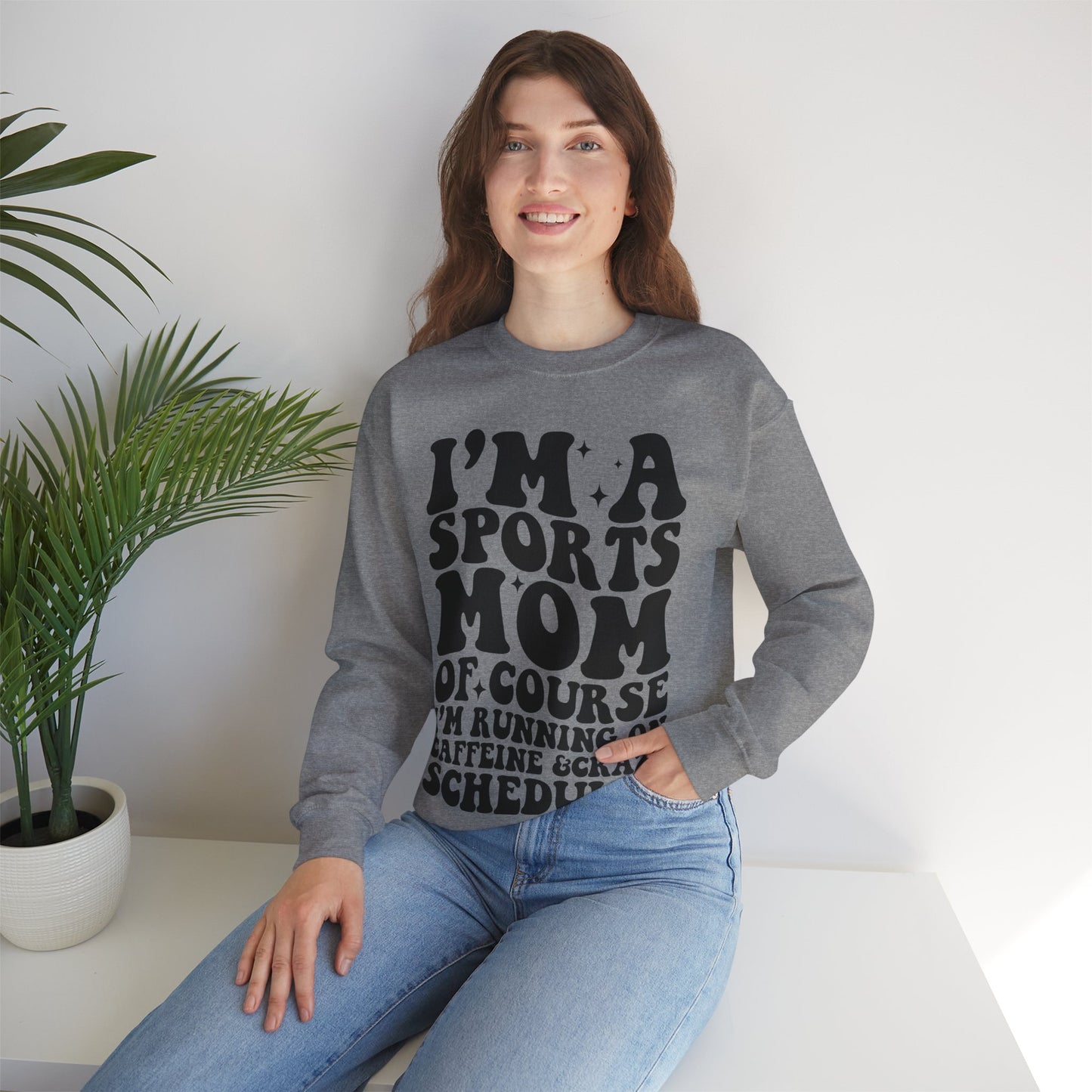 I'm a Sports Mom - Crewneck Sweatshirt