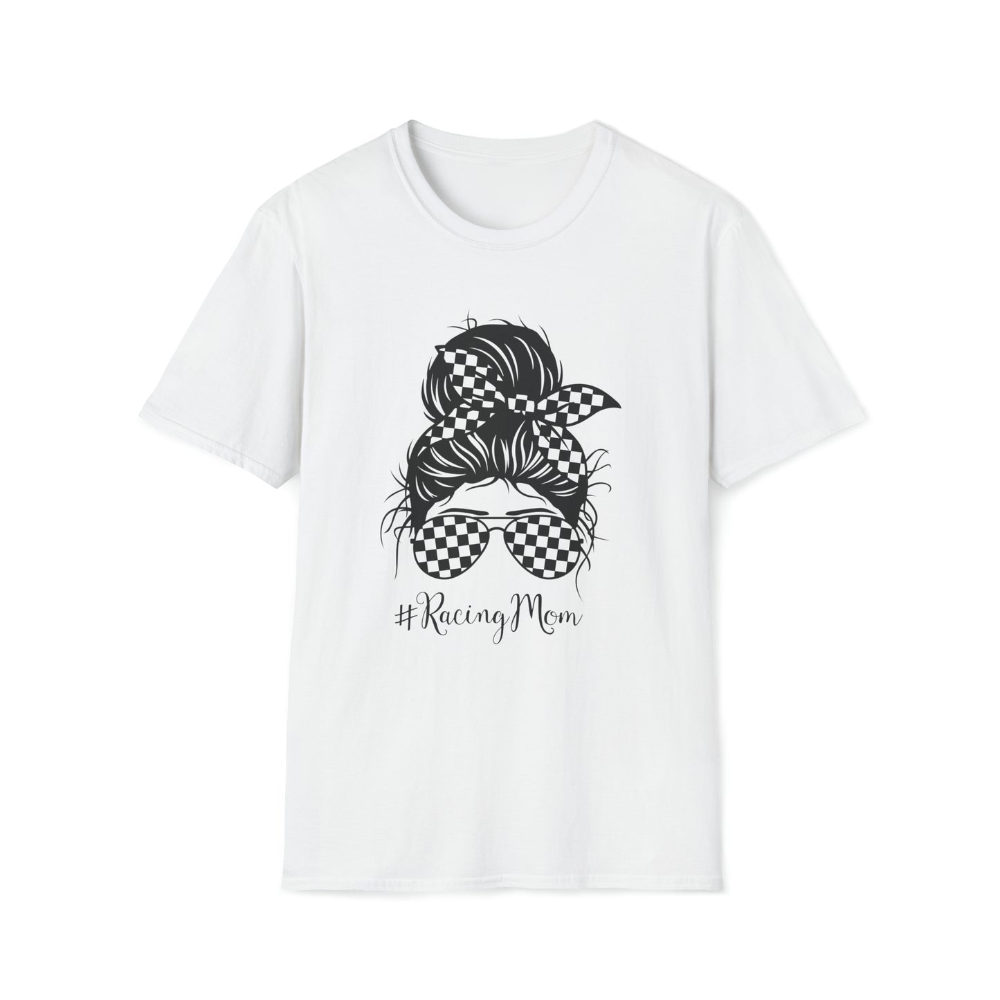 Racing Mom - Unisex Softstyle T-Shirt