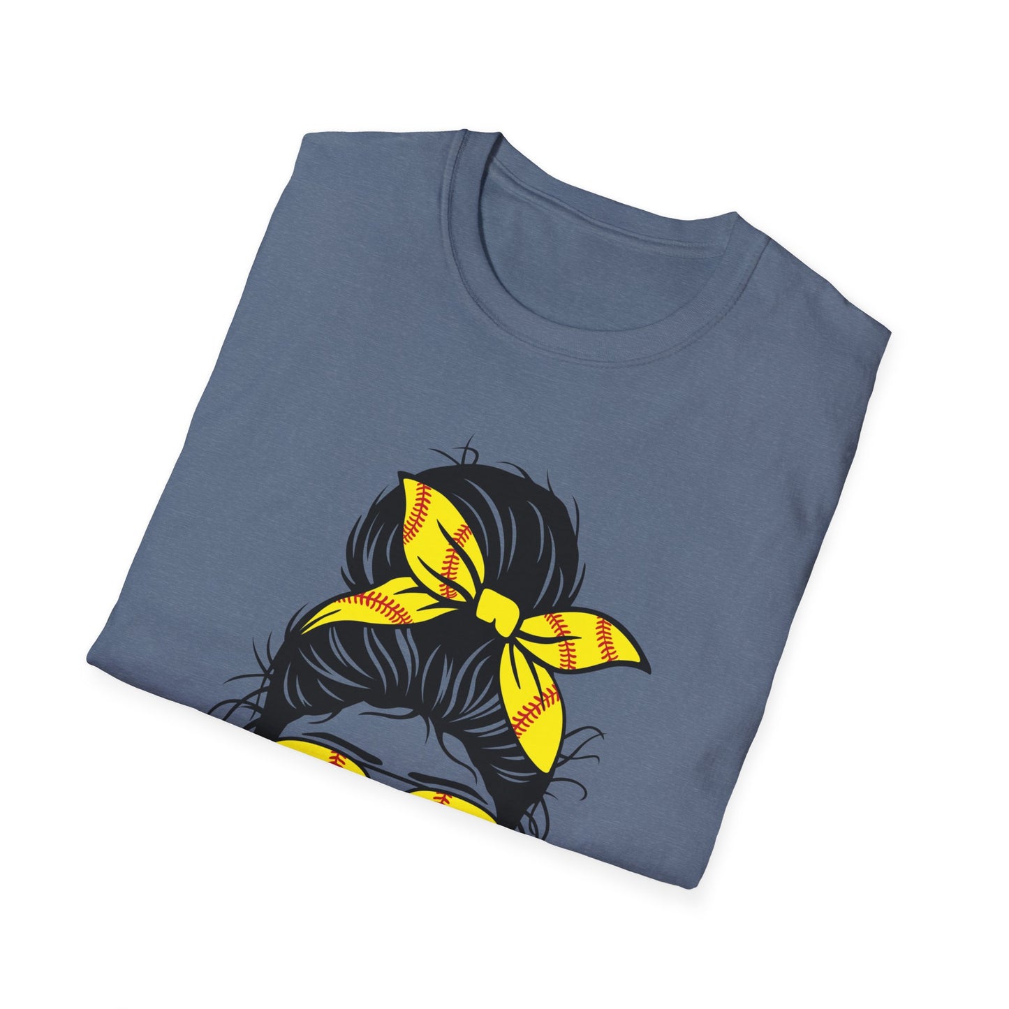 Softball Mom - Unisex Softstyle T-Shirt