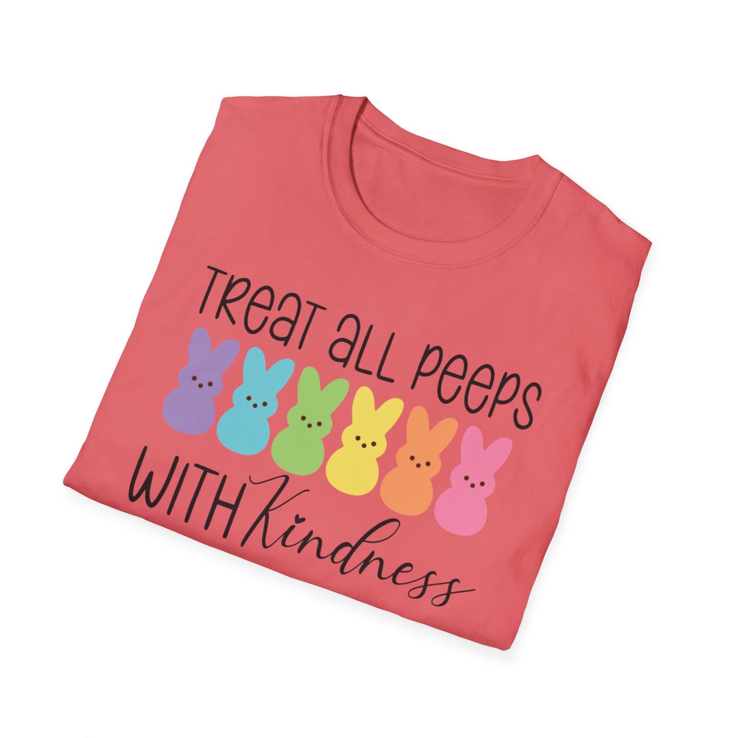 Treat Peeps with KINDNESS - Unisex Softstyle T-Shirt