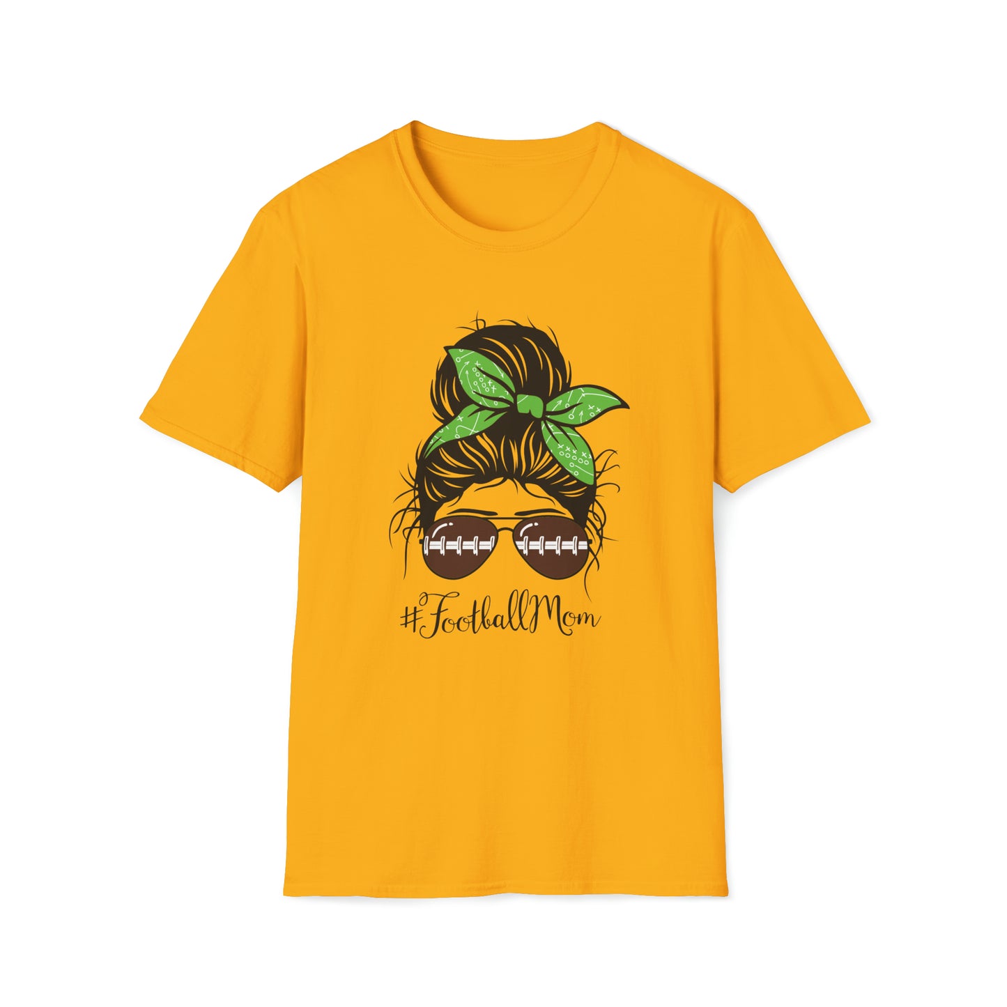 Football Mom - Unisex Softstyle T-Shirt