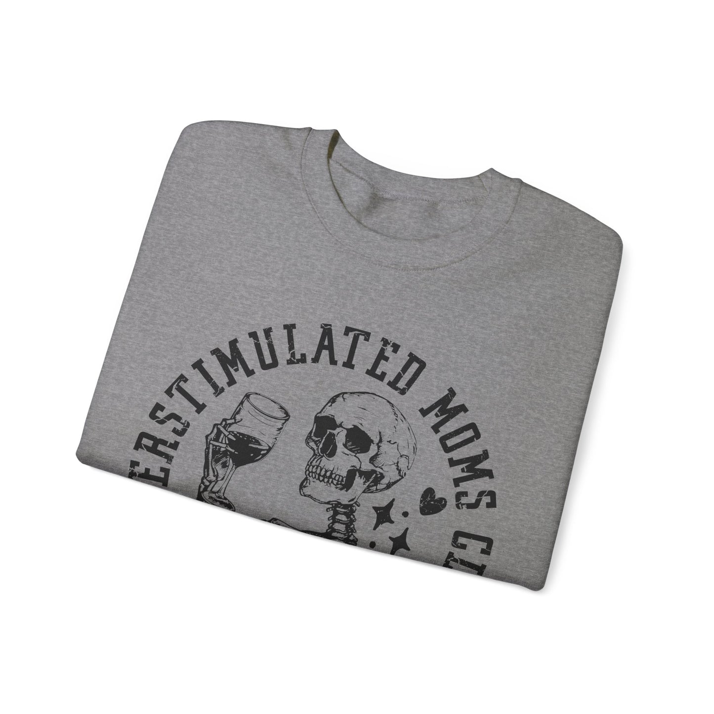 Overstimulated Skeleton - Crewneck Sweatshirt