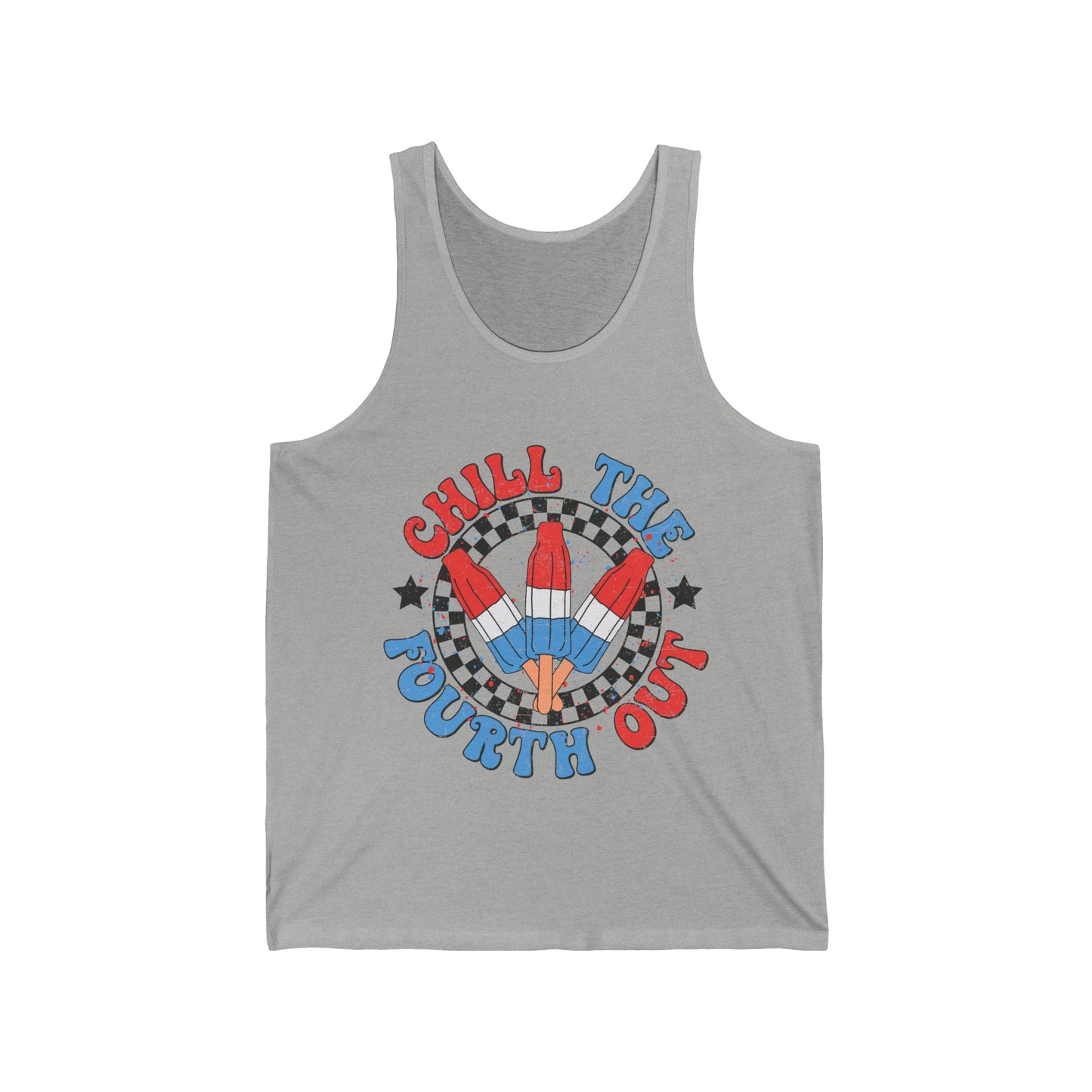 Chill the 4th Out - Unisex Jersey Tank